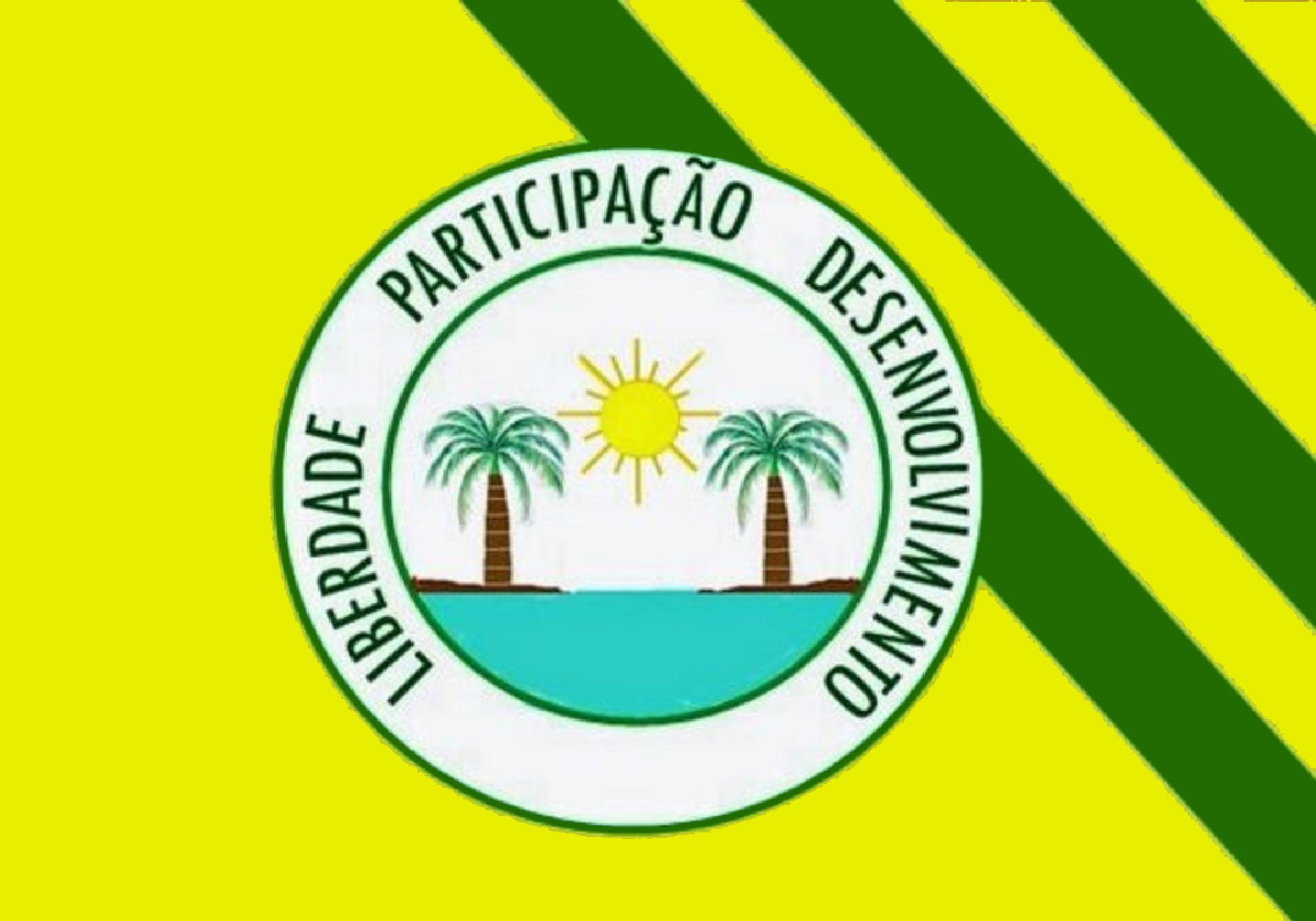 Flag of Eusébio Municipality in the State of Ceará in Brazil