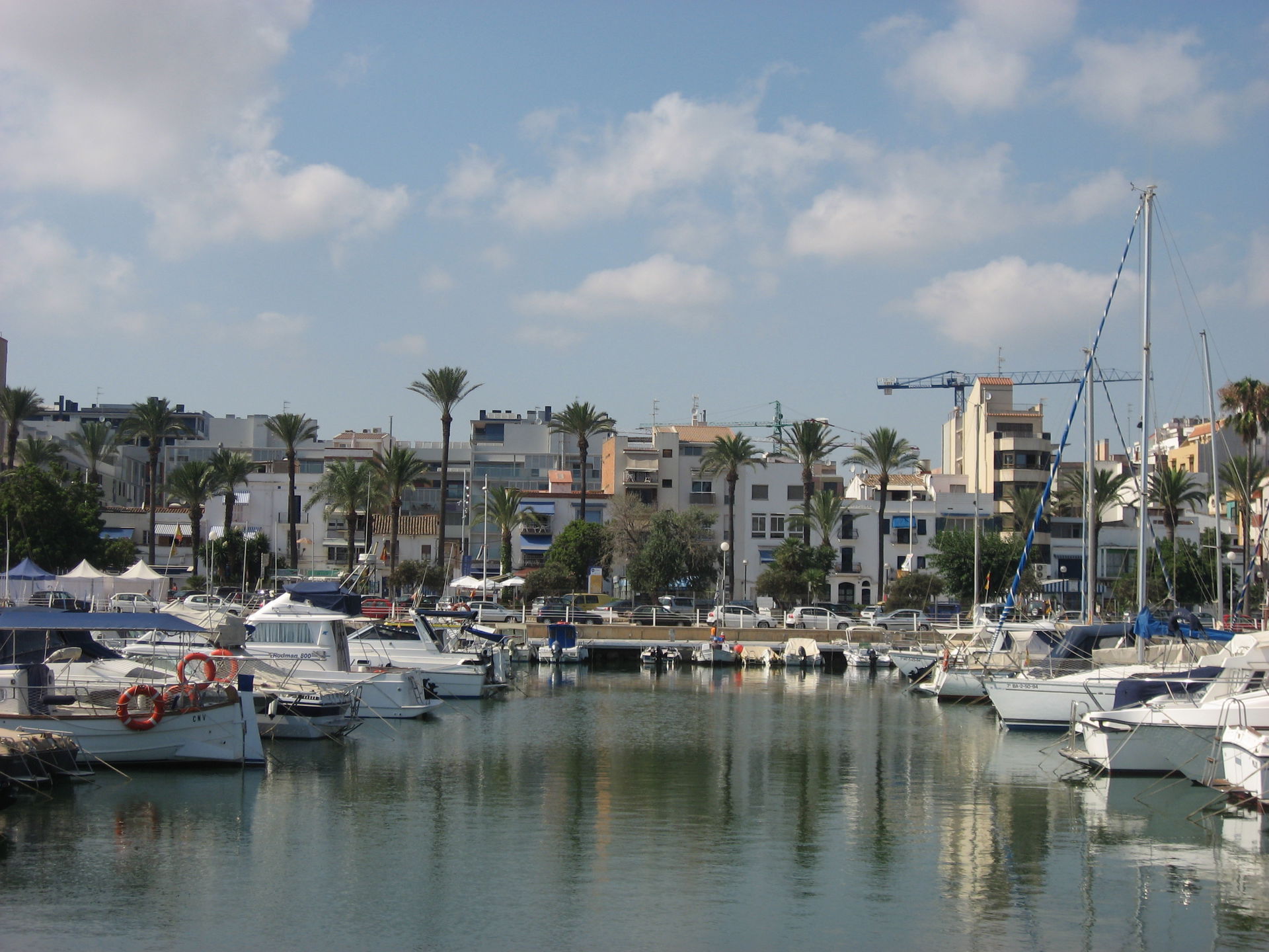 View from the Club Nautico Vilanova