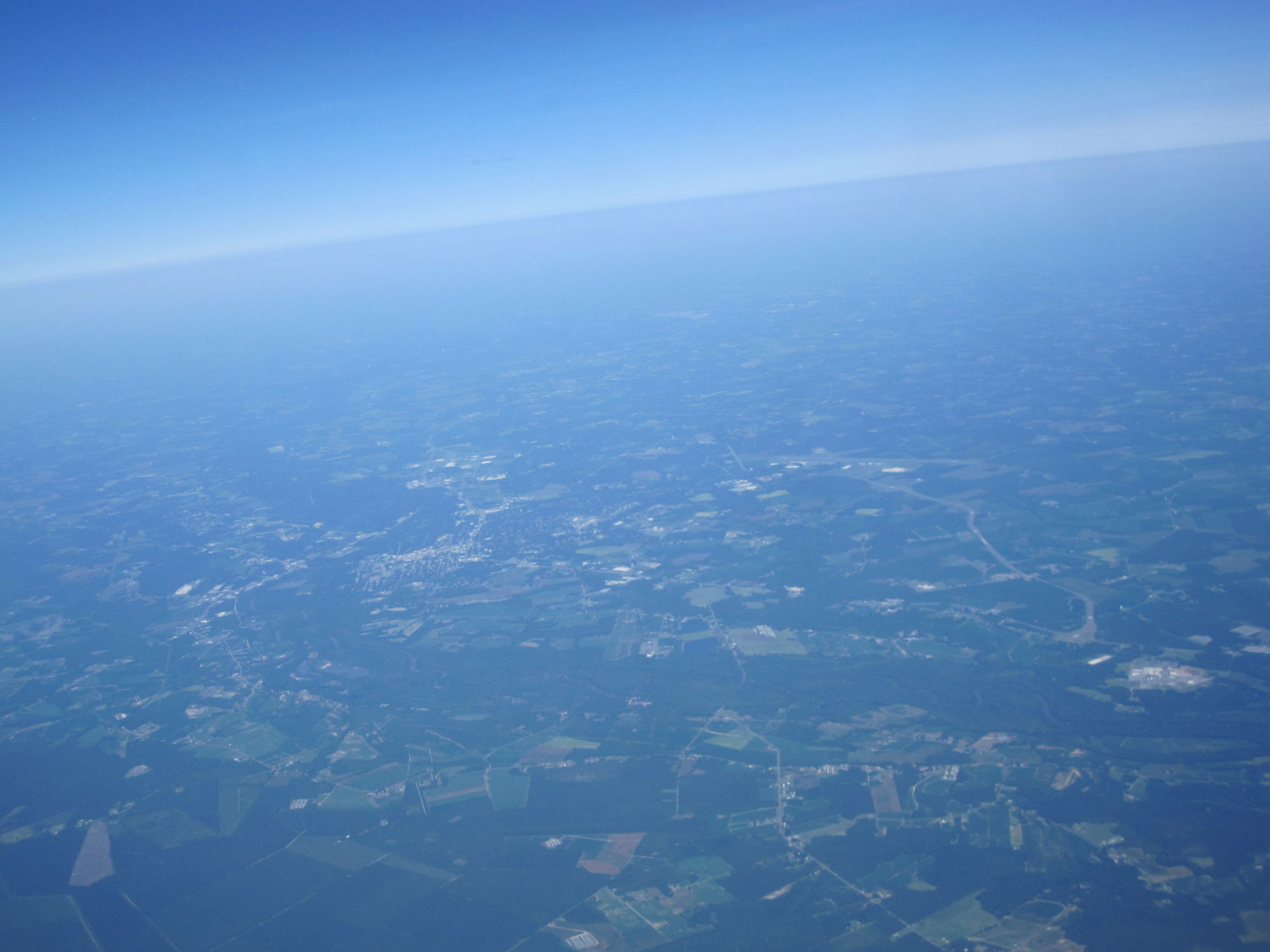 Kinston, North Carolina from the Air.