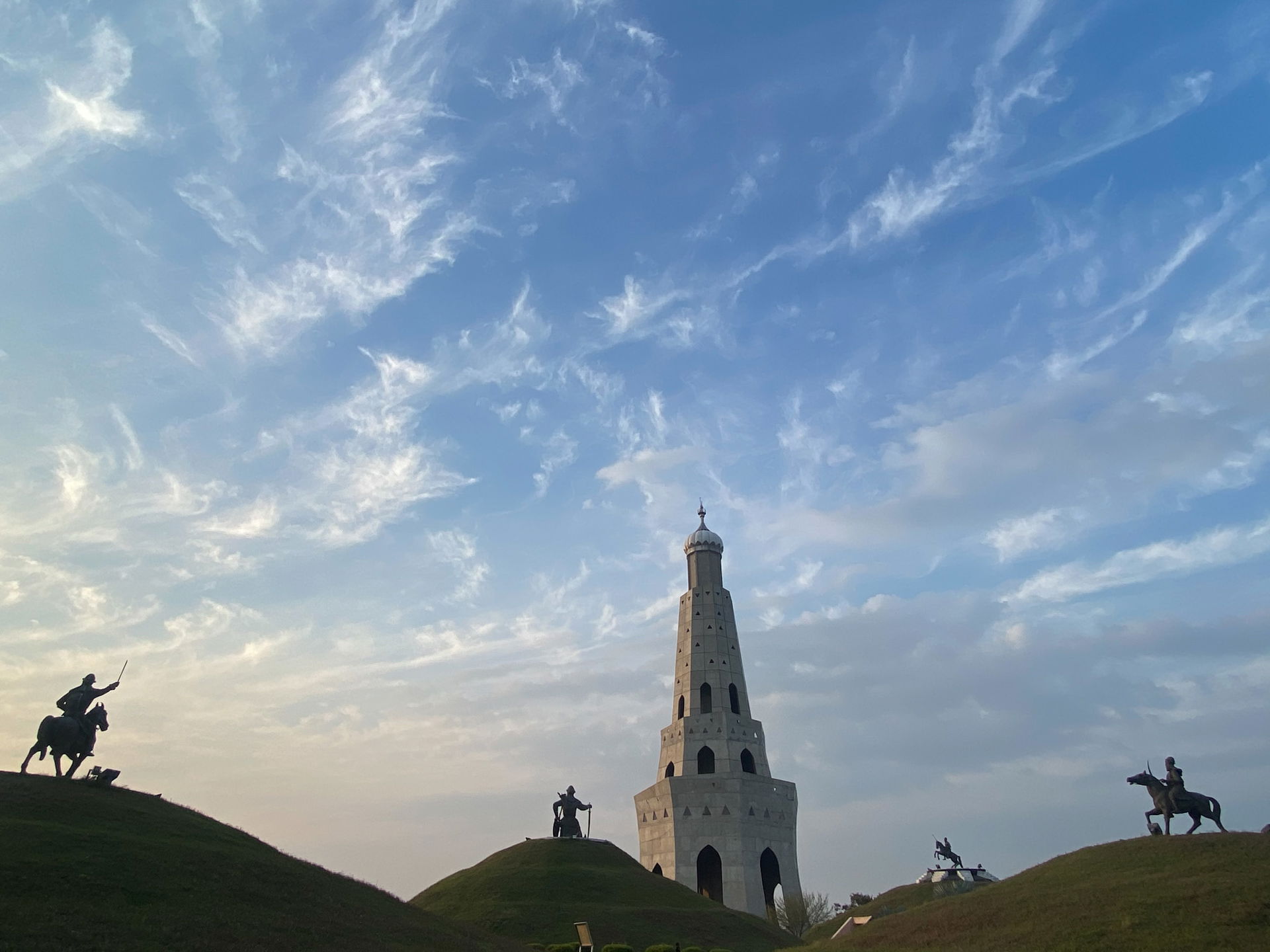 The Fateh Burj, the tallest minar in India, is situated in the …