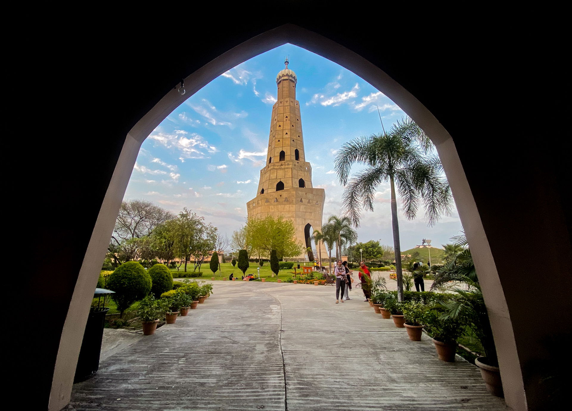 The Fateh Burj, the tallest minar in India, is situated in the …