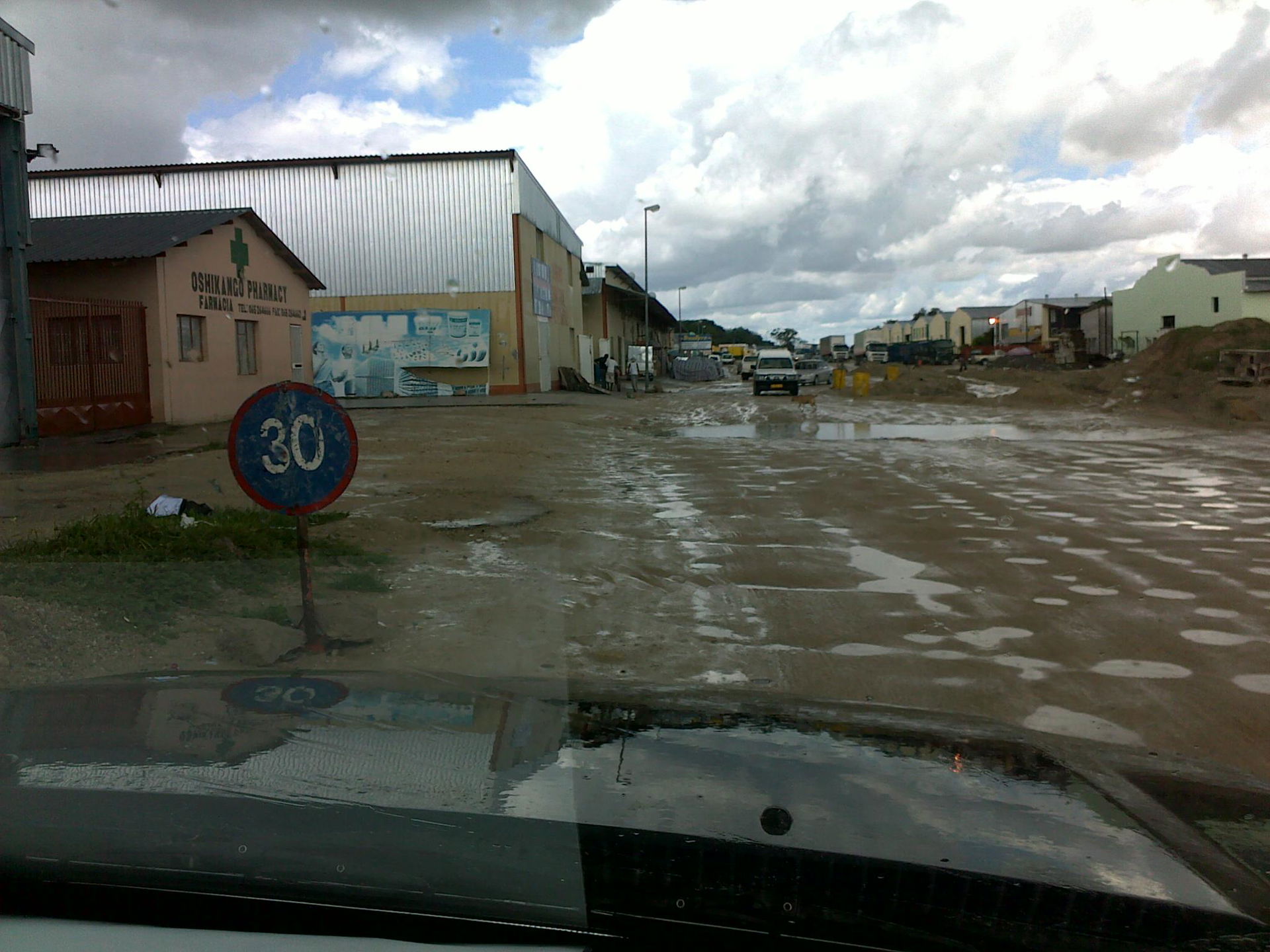 Road in Oshikango