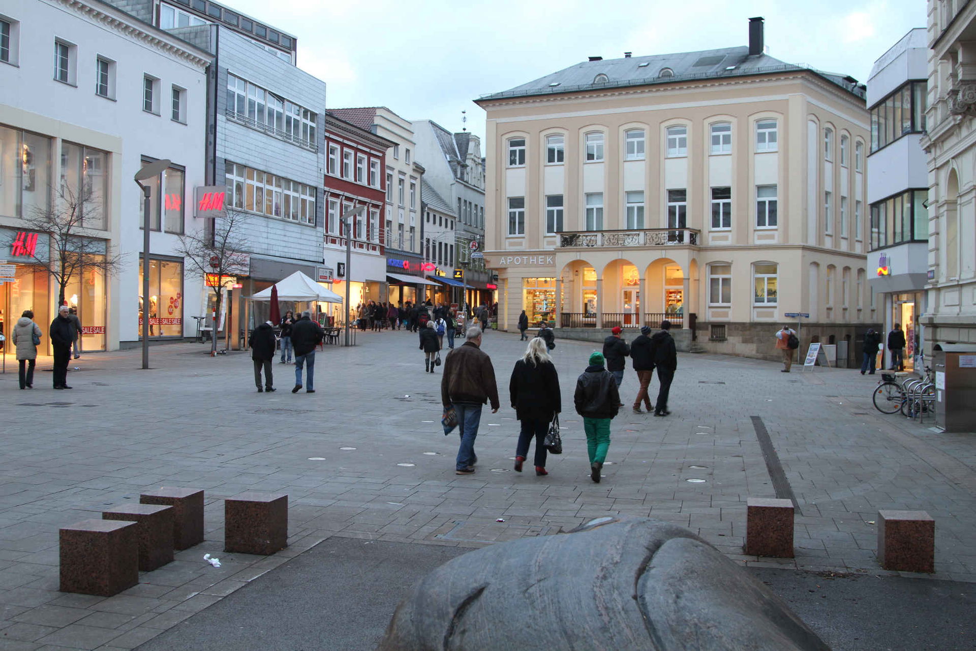 Alter Markt mit Blick auf die Engel-Apotheke, Iserlohn