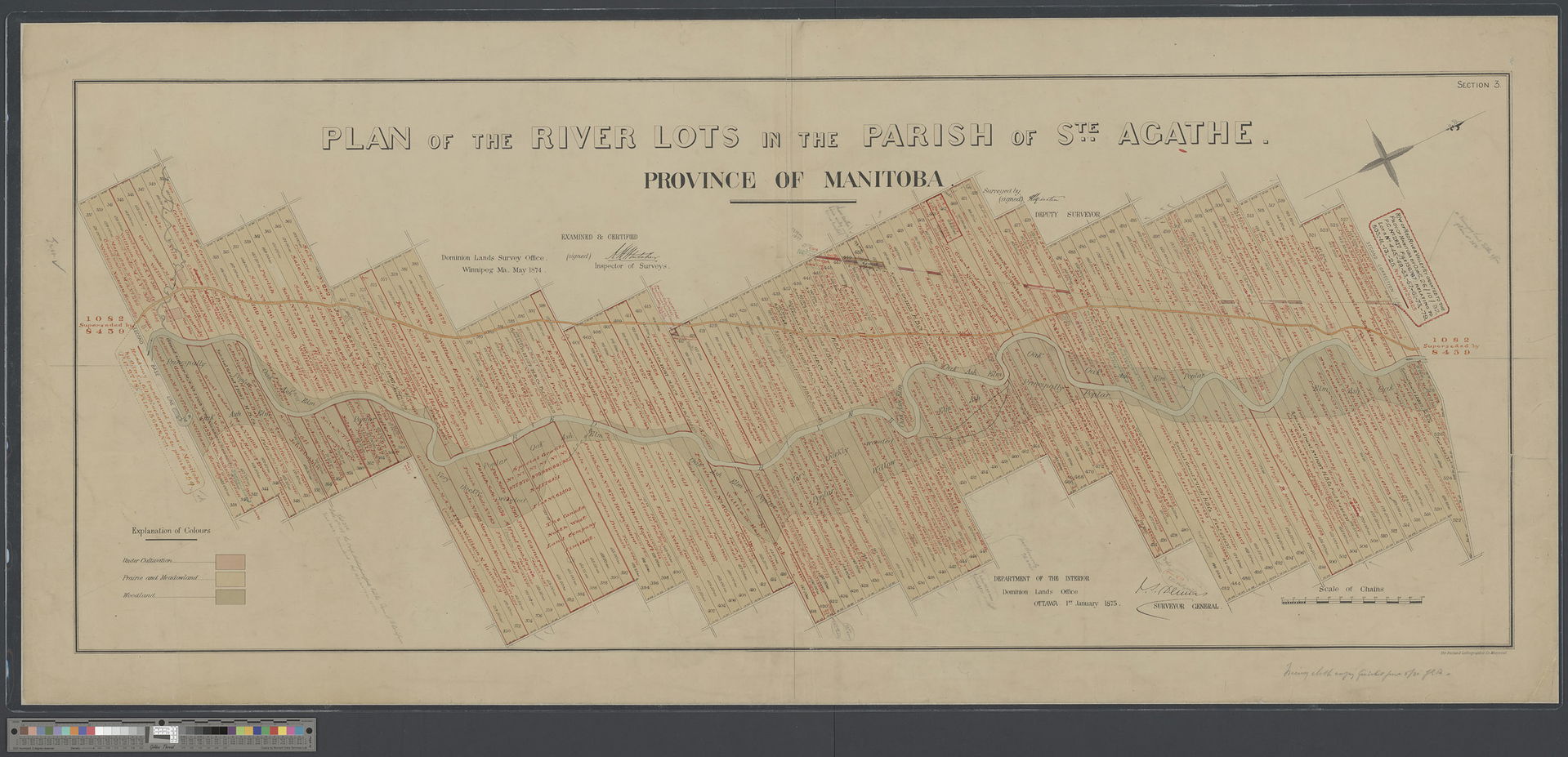 Title / Titre :
Plan of the river lots in the Parish of Ste. A…