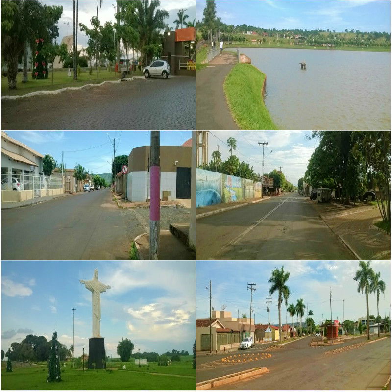Montagem de Quirinópolis, Goiás, Brasil.