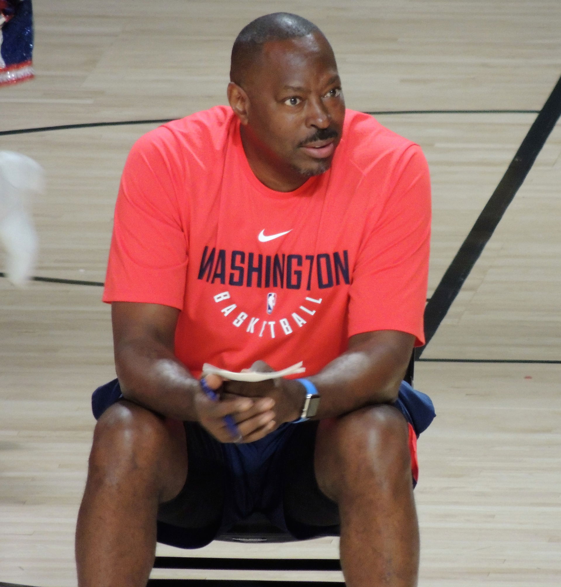 Assistant coach Tony Brown at 2017 Washington Wizards training …