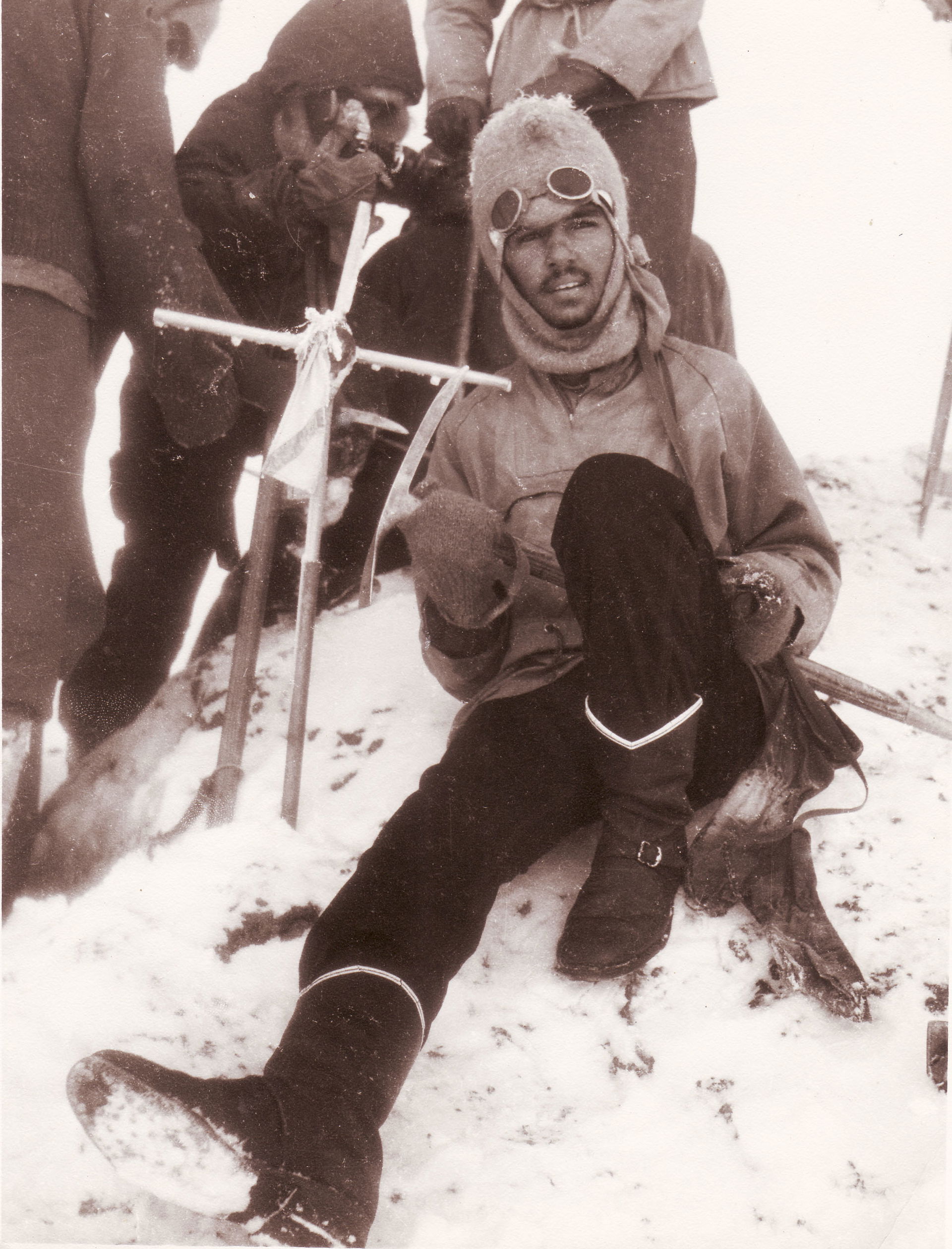 Meharban Singh @ Kaiser Wilhelm Spitse Mt Kiliminjaro. 1958