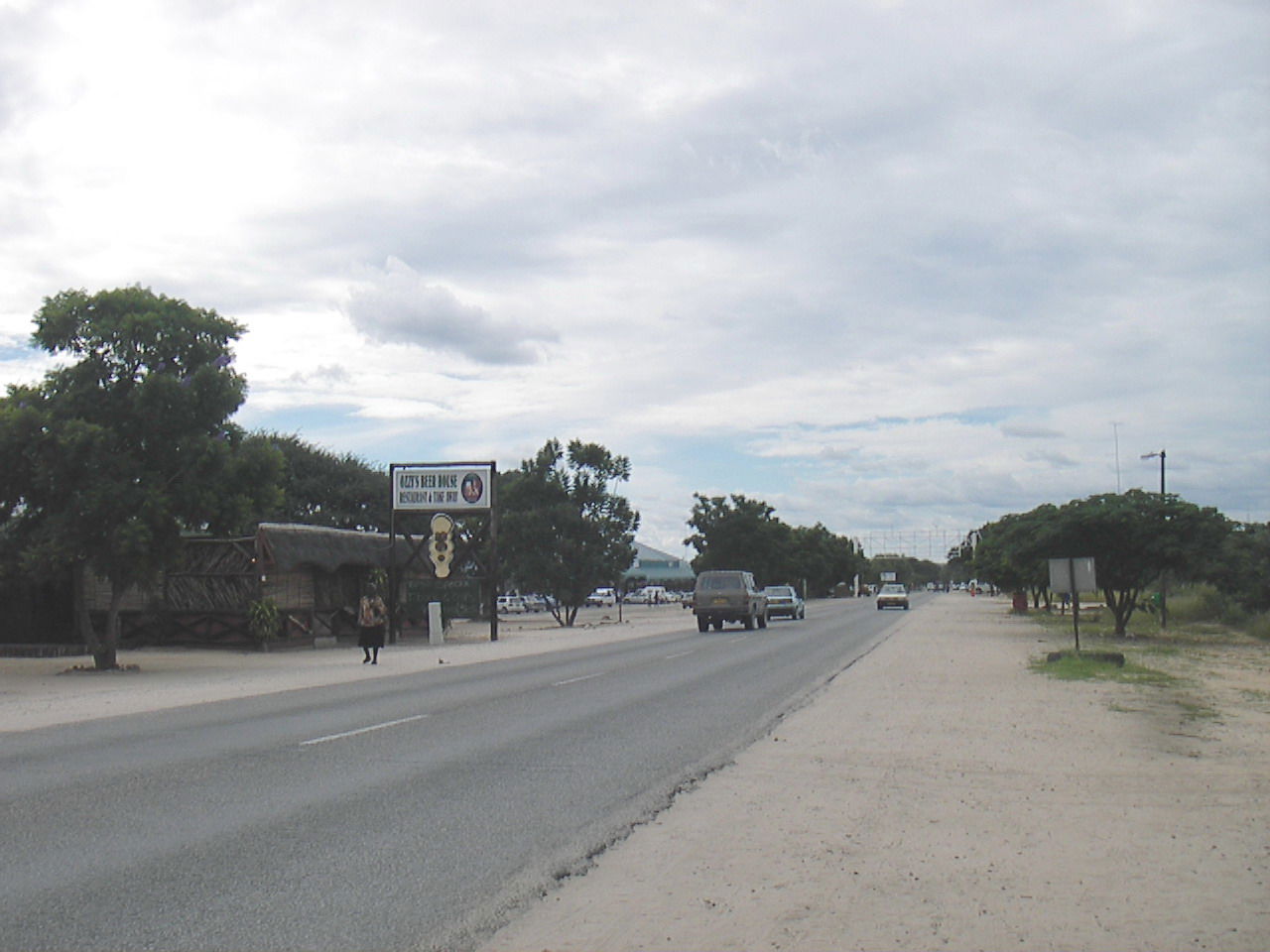 Ozzy's Beerhouse. and Eugen Kakukuru Street in Rundu, Namibia, …