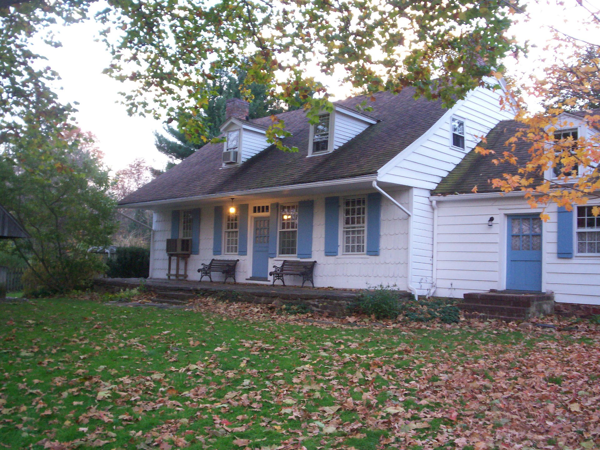 Van Wickle House in Somerset. This is the side of the house tha…