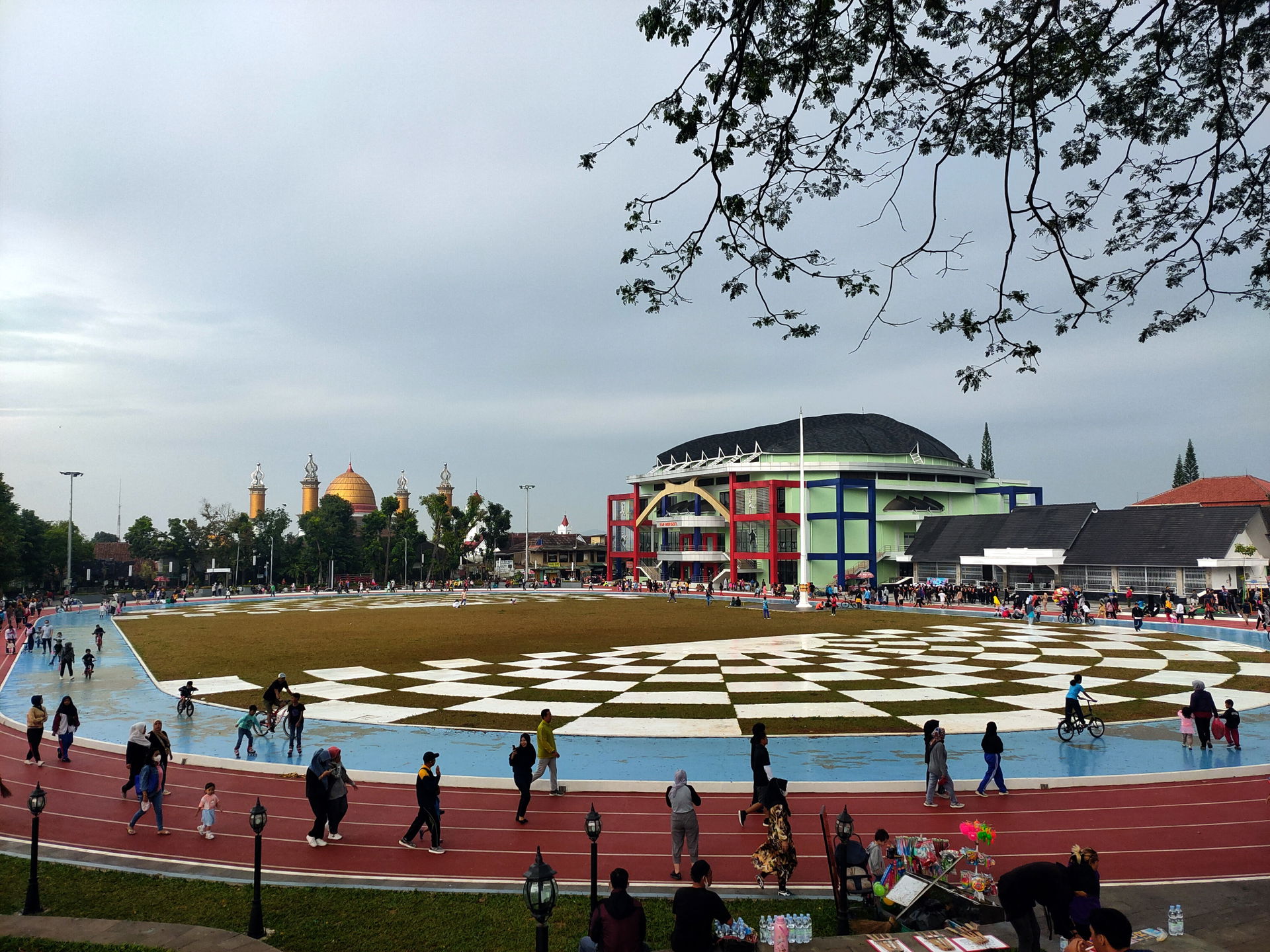 Merdeka Square located in Sukabumi, West Java, Indonesia