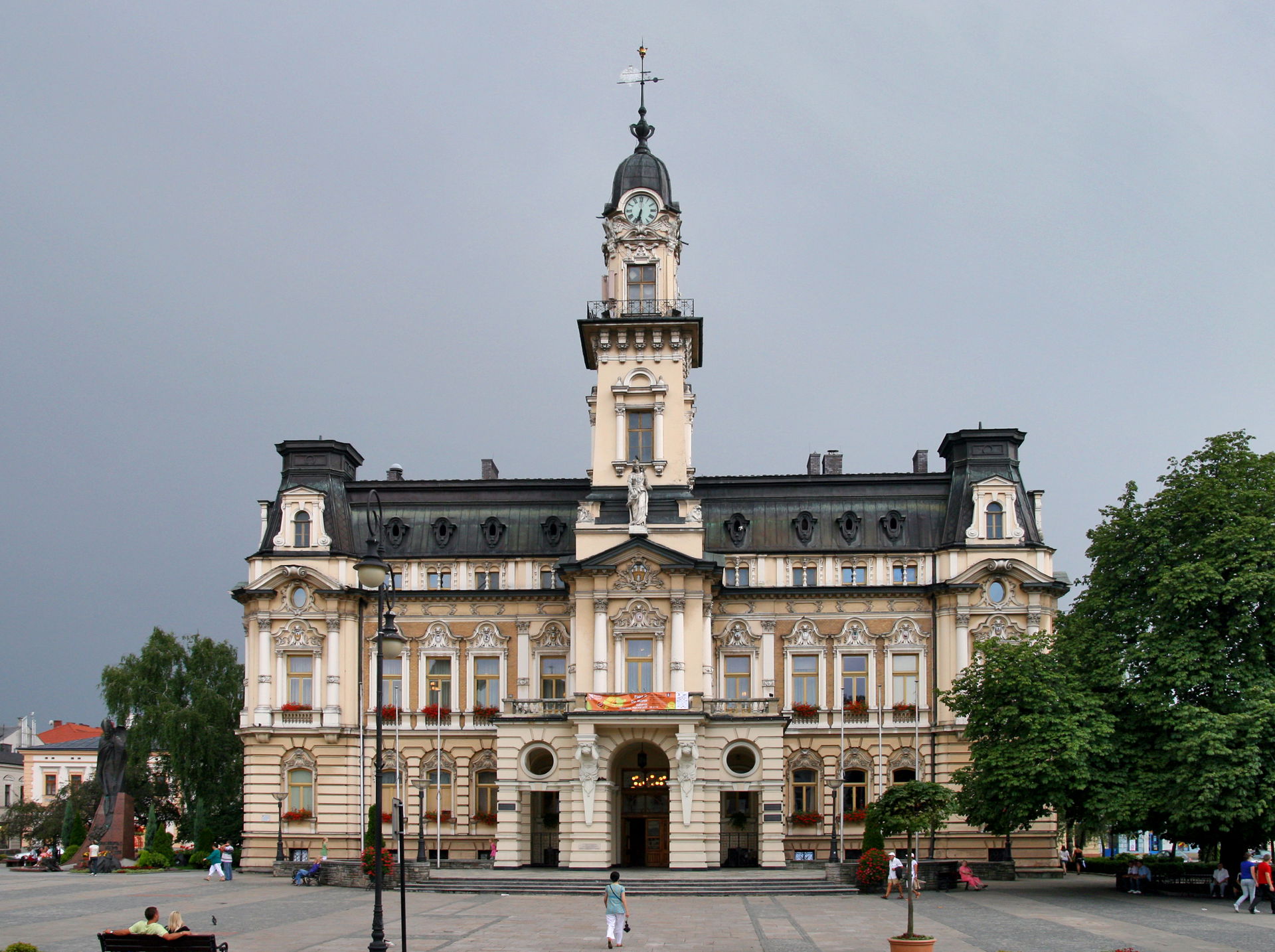 Market Hall in Nowy Sącz (Poland).