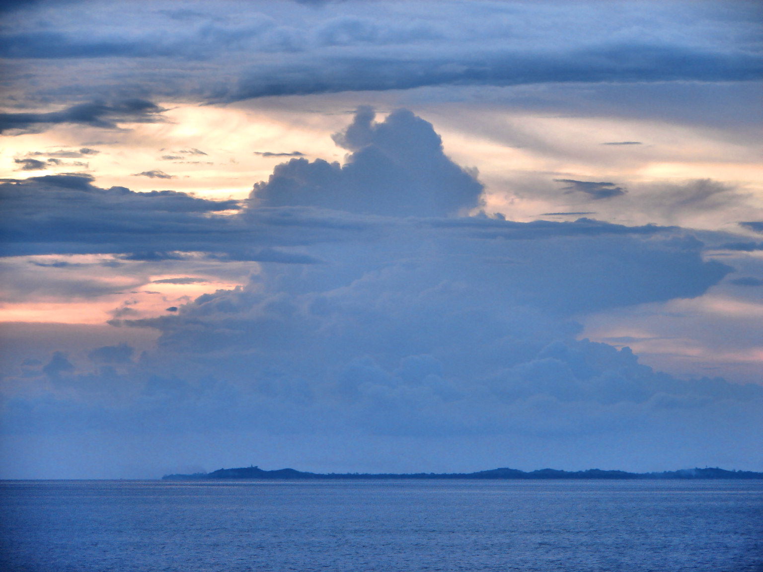 Jintotolo Island as seen from the south-east, Masbate Province,…