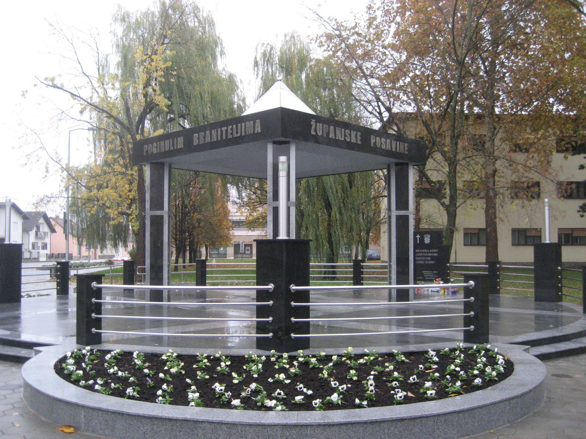defender´s memorial in Zupanja, Croatia