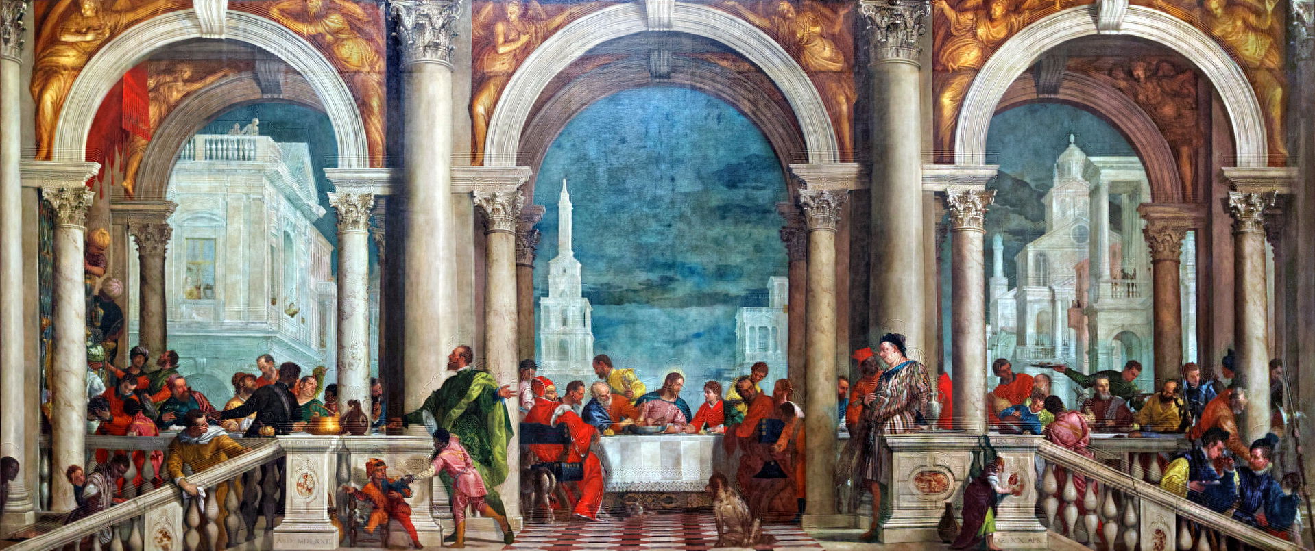 The Feast in the House of Levi - Paolo Veronese Cena in Casa Le…