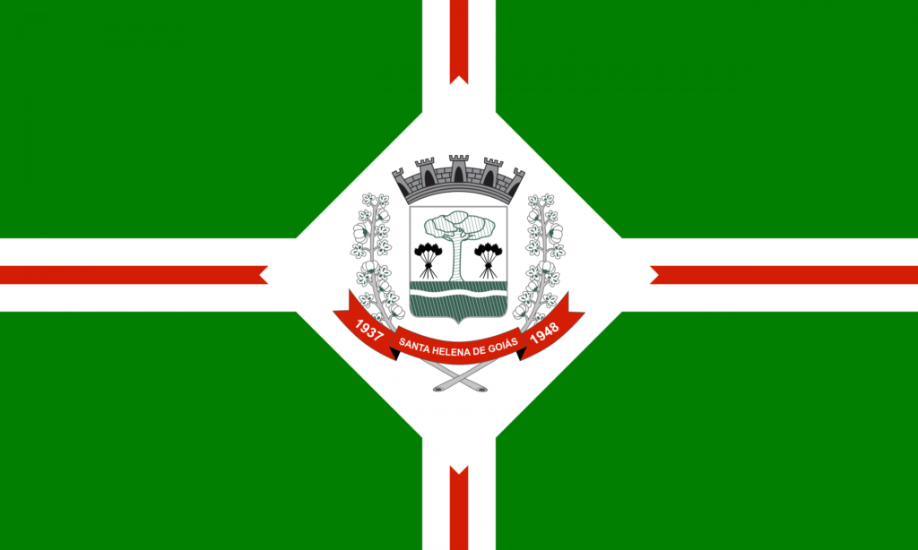 Bandeira do Município de Santa Helena de Goiás-GO
