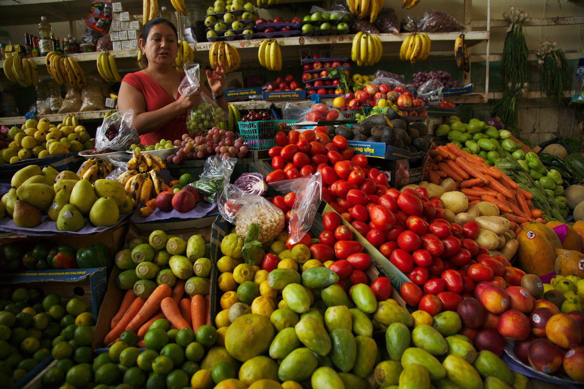Local Fruit Market in Ameca, Jalisco, Mexico