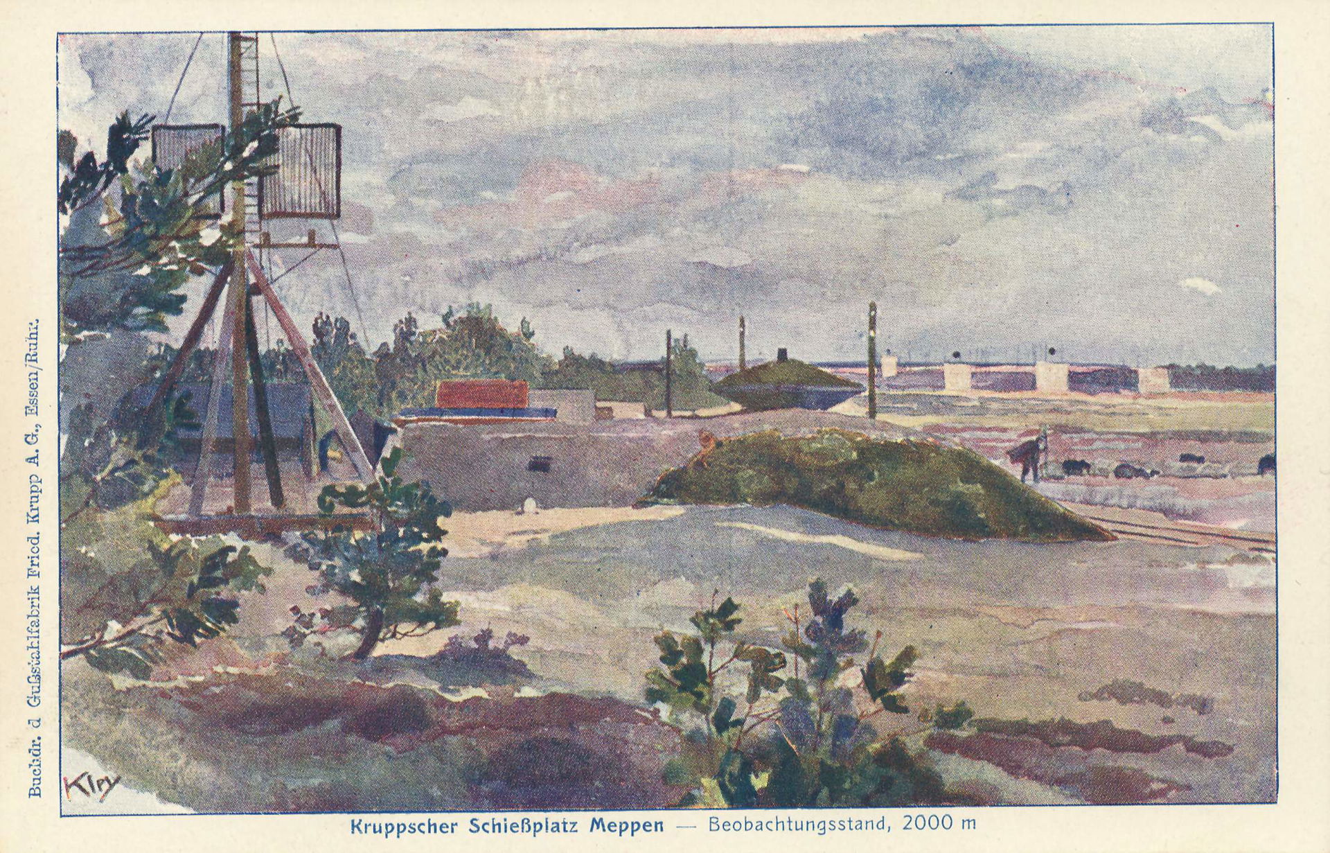 Kruppscher Schießplatz, Beobachtungsstand