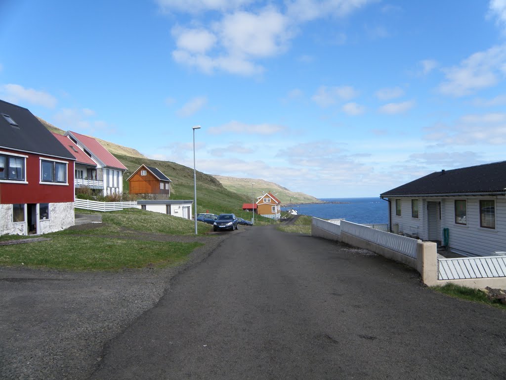 This street is called Á Nesi. The village is called Nes. Becaus…