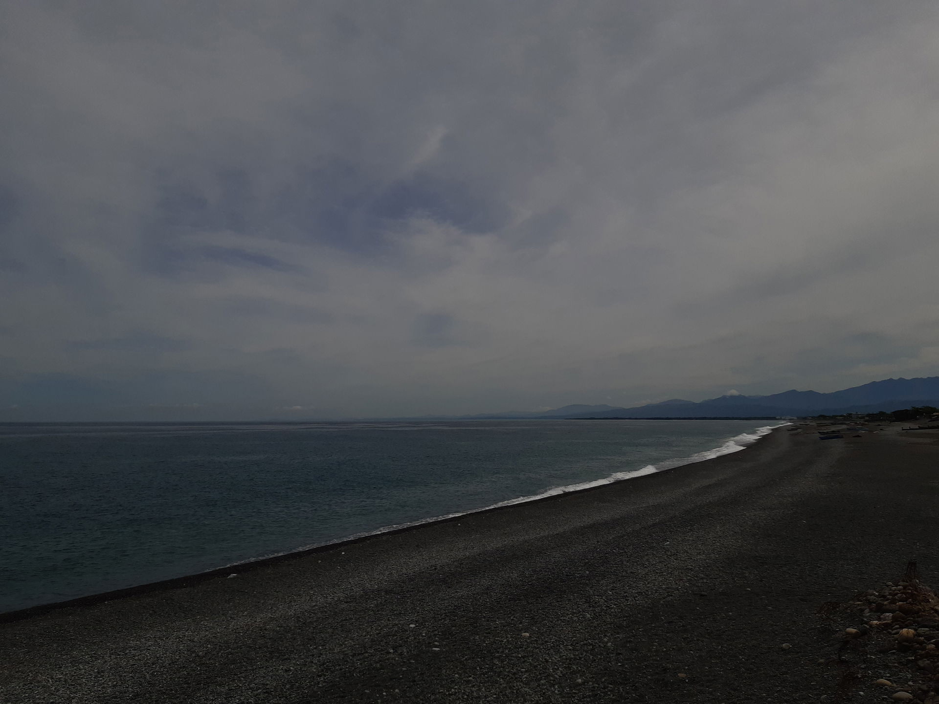 The coast of Luna, La Union near the Baluarte.