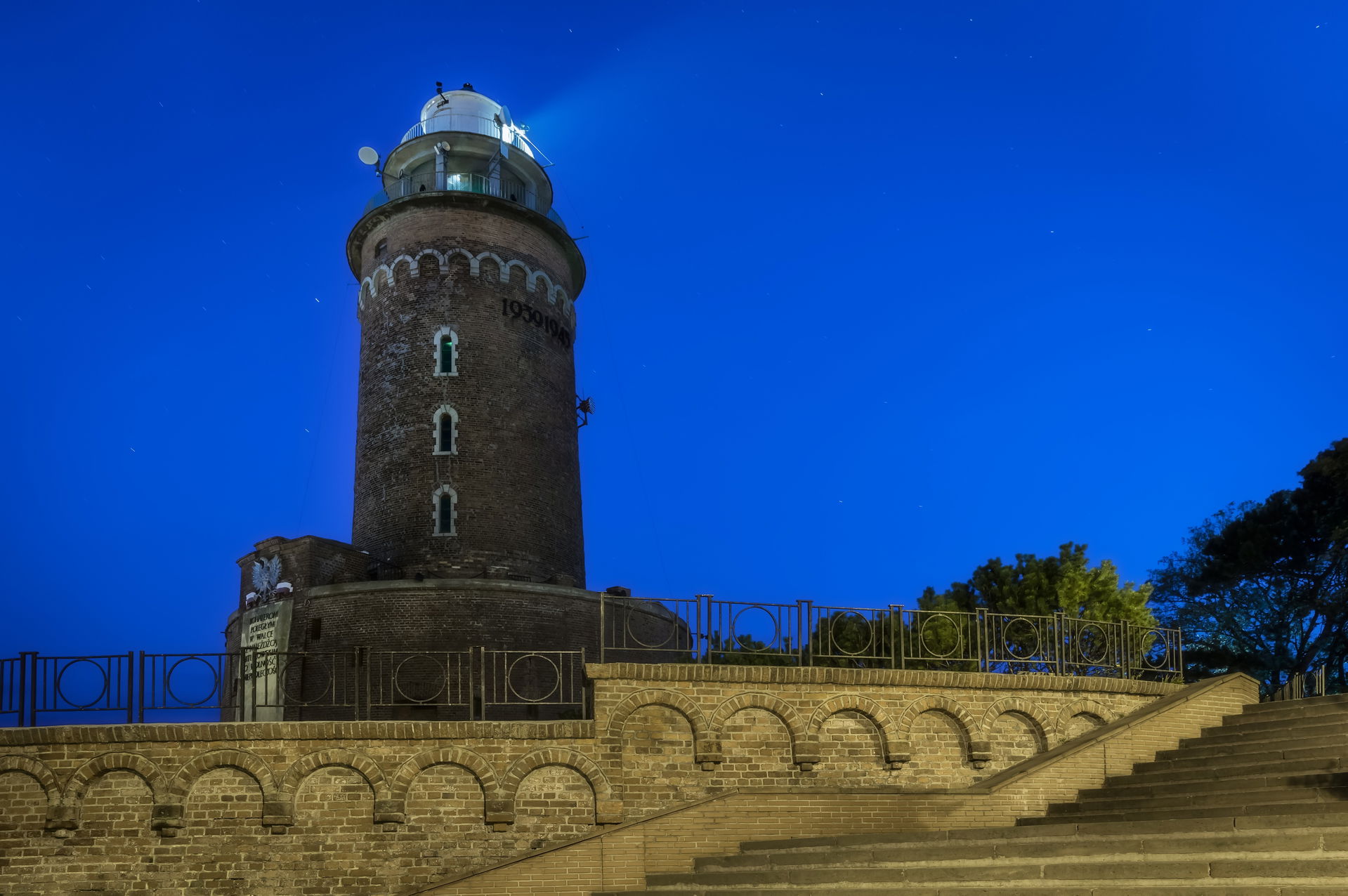 Kołobrzeg Lighthouse in Pomerania, Poland