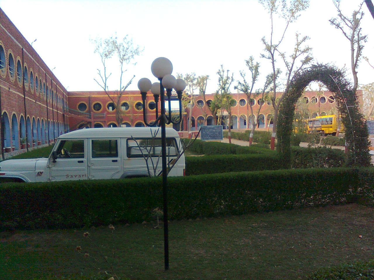 School campus. Arya Senior Secondary School is a secondary scho…