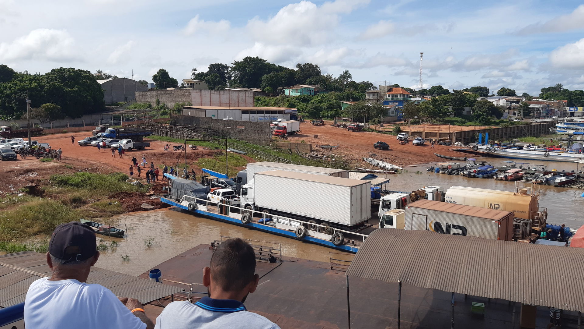 Docked at Juruti, Pará, Brazil