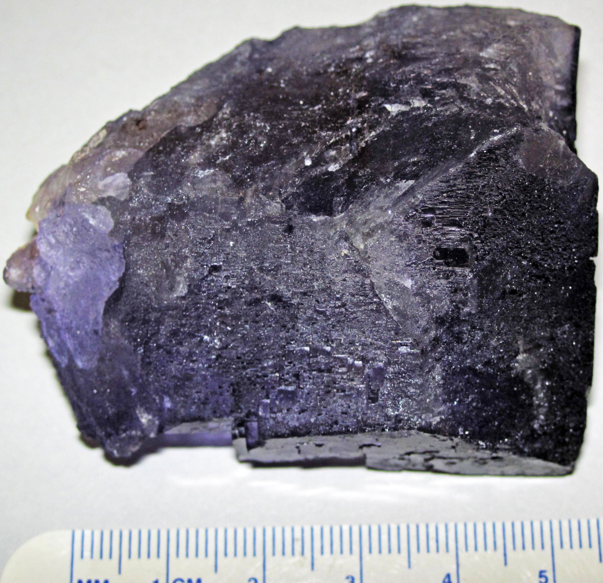 Fluorite from Mexico. (centimeter scale)
A mineral is a natural…