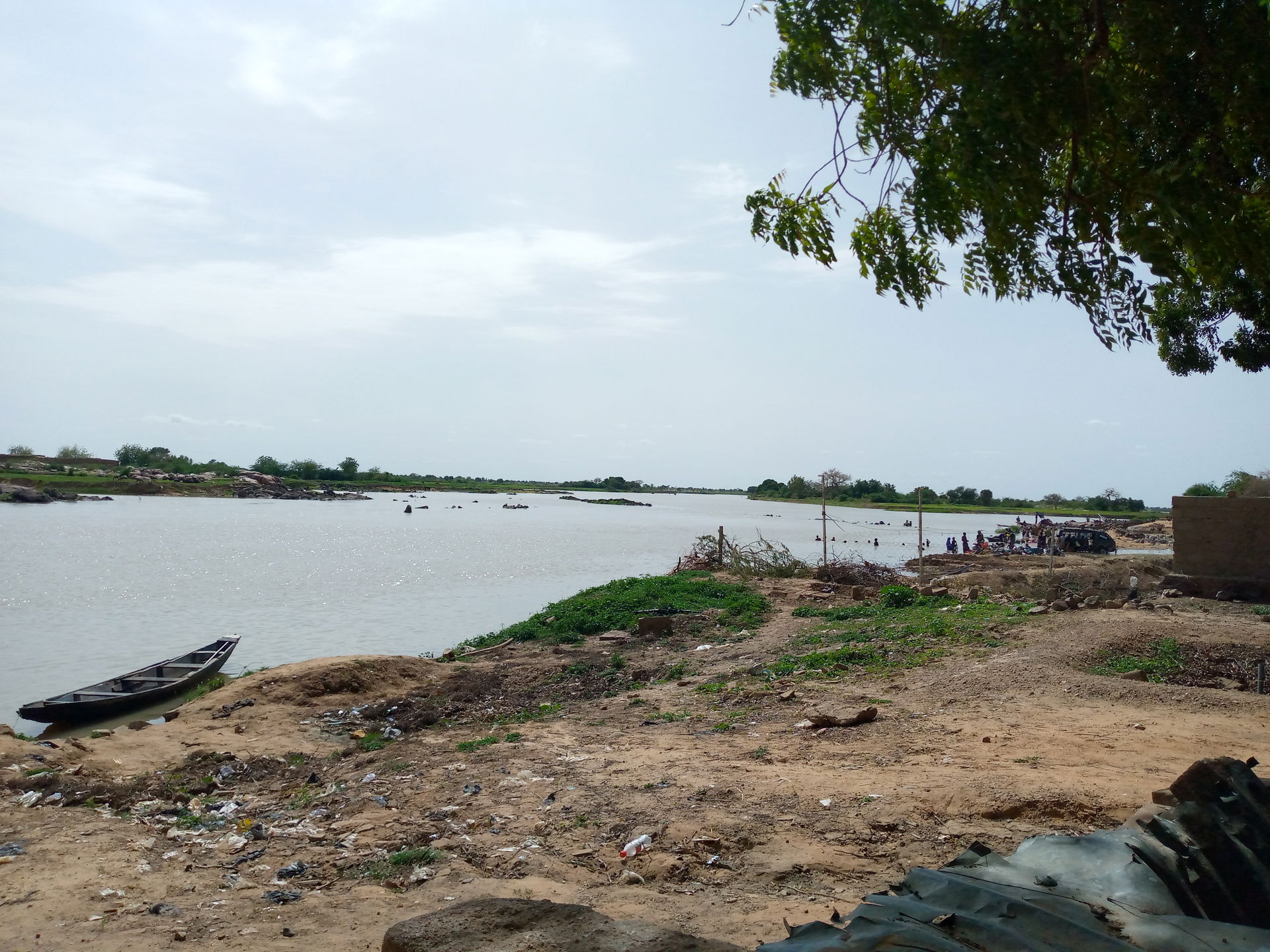 Vue du fleuve Niger à Ayorou