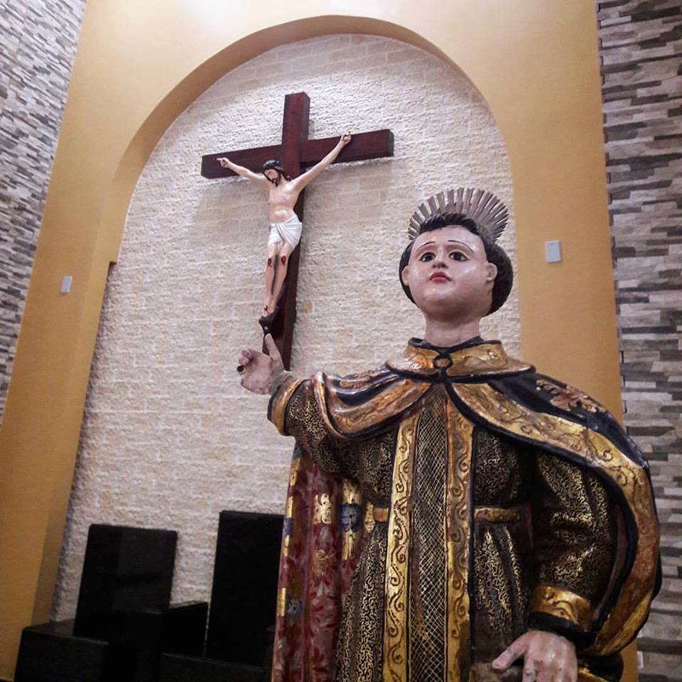 Imagem centenária de São Vicente Ferrer, Laje Grande.