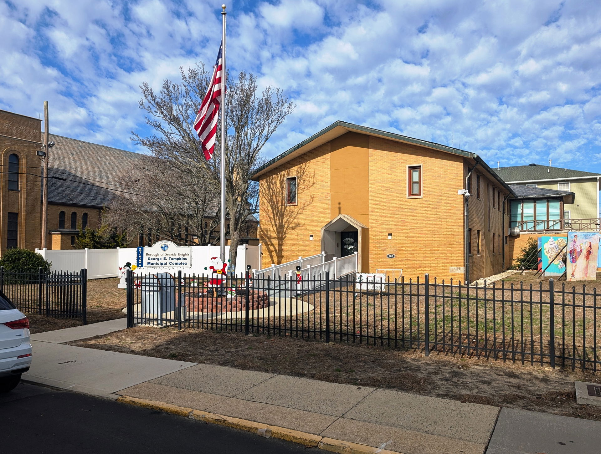 Photo of Building B of the George E. Tompkins Municipal Complex…