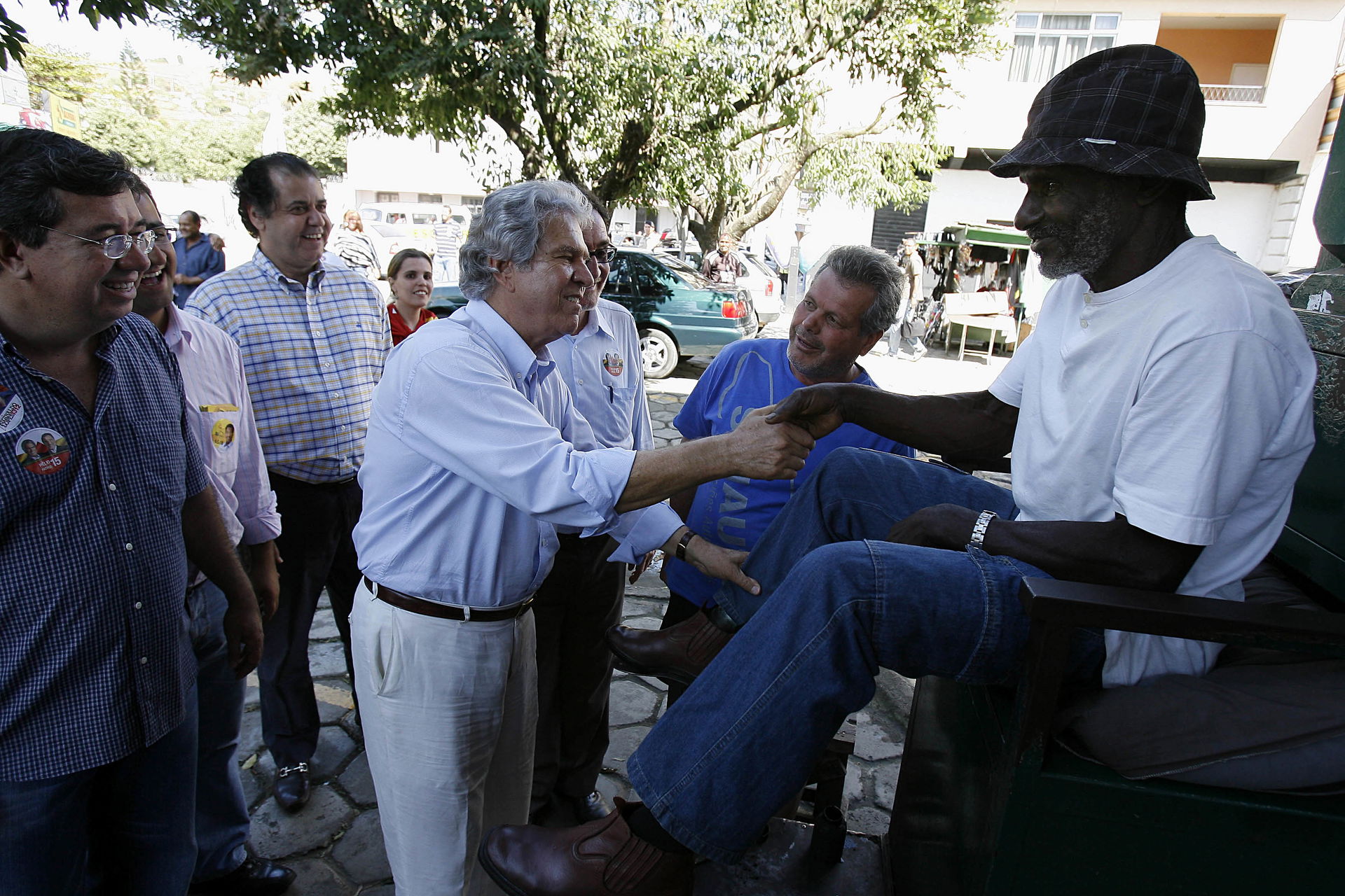06-08-2010 Alem Paraiba/MG. O candidato ao governo de Minas pel…