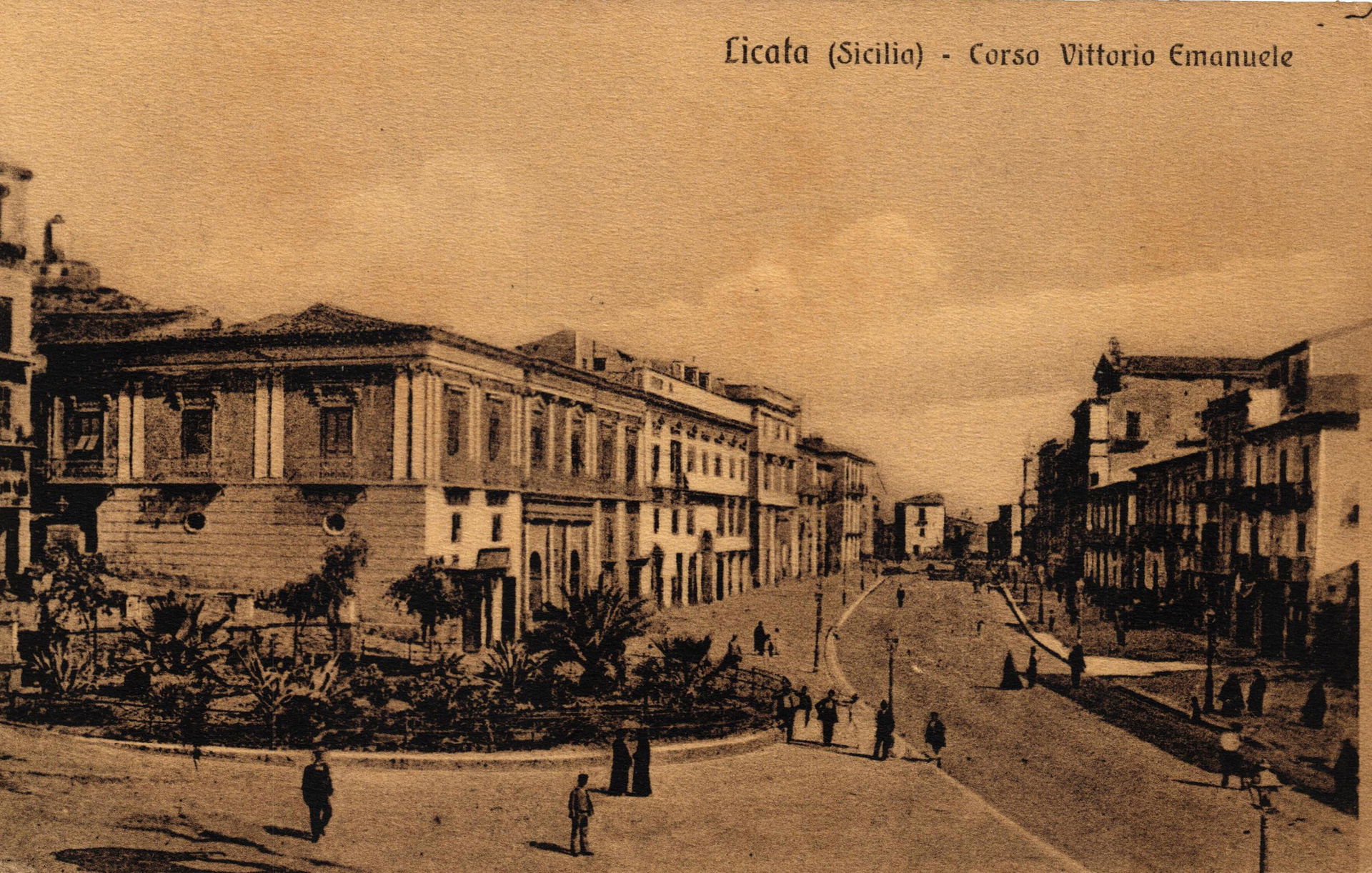 Licata (Sicilia) - Corso Vittorio Emanuele.