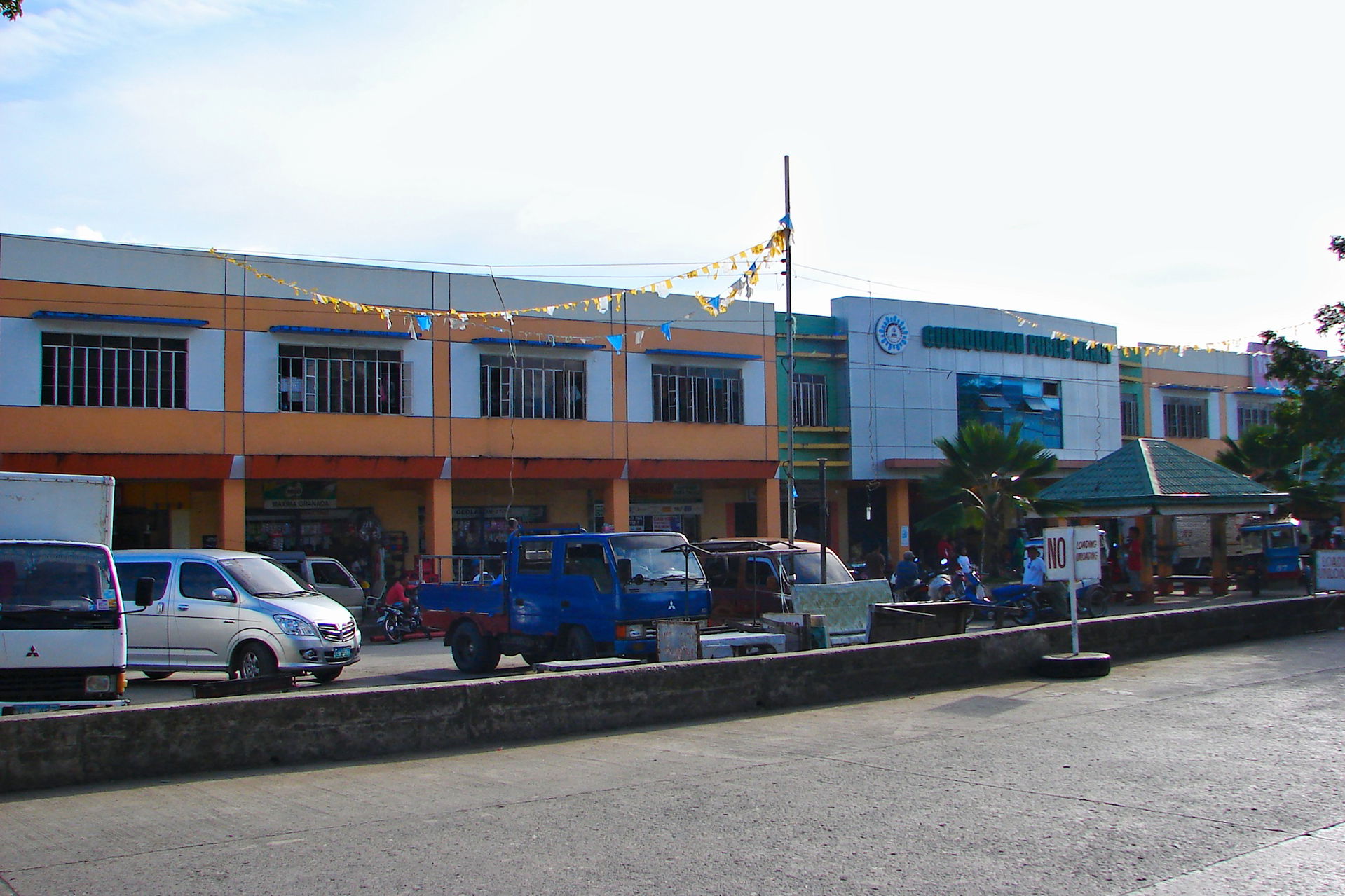 Public market of Guindulman, Bohol, Philippines