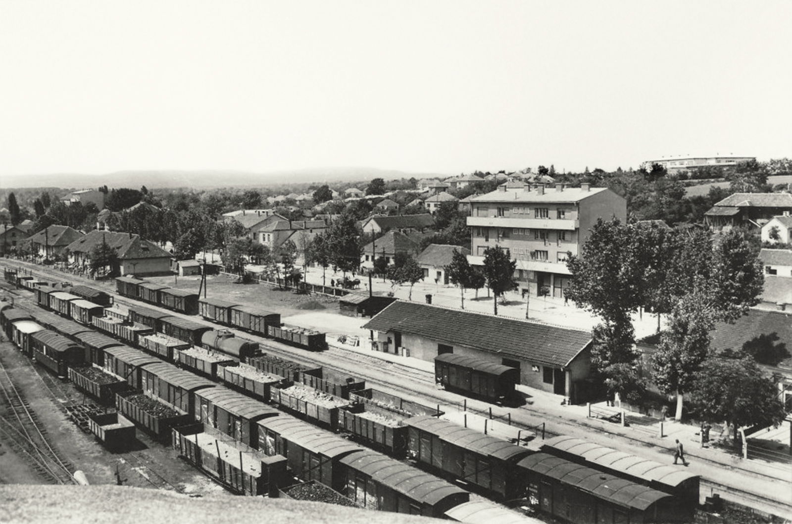 Narrow-gauge railway junction Lajkovac on the line Sarajevo - V…