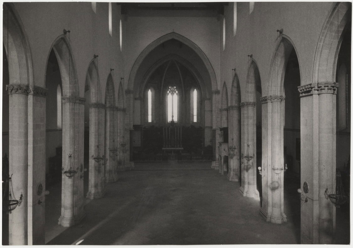 Internal view of the cathedral of Santa Maria Assunta of Lucera.