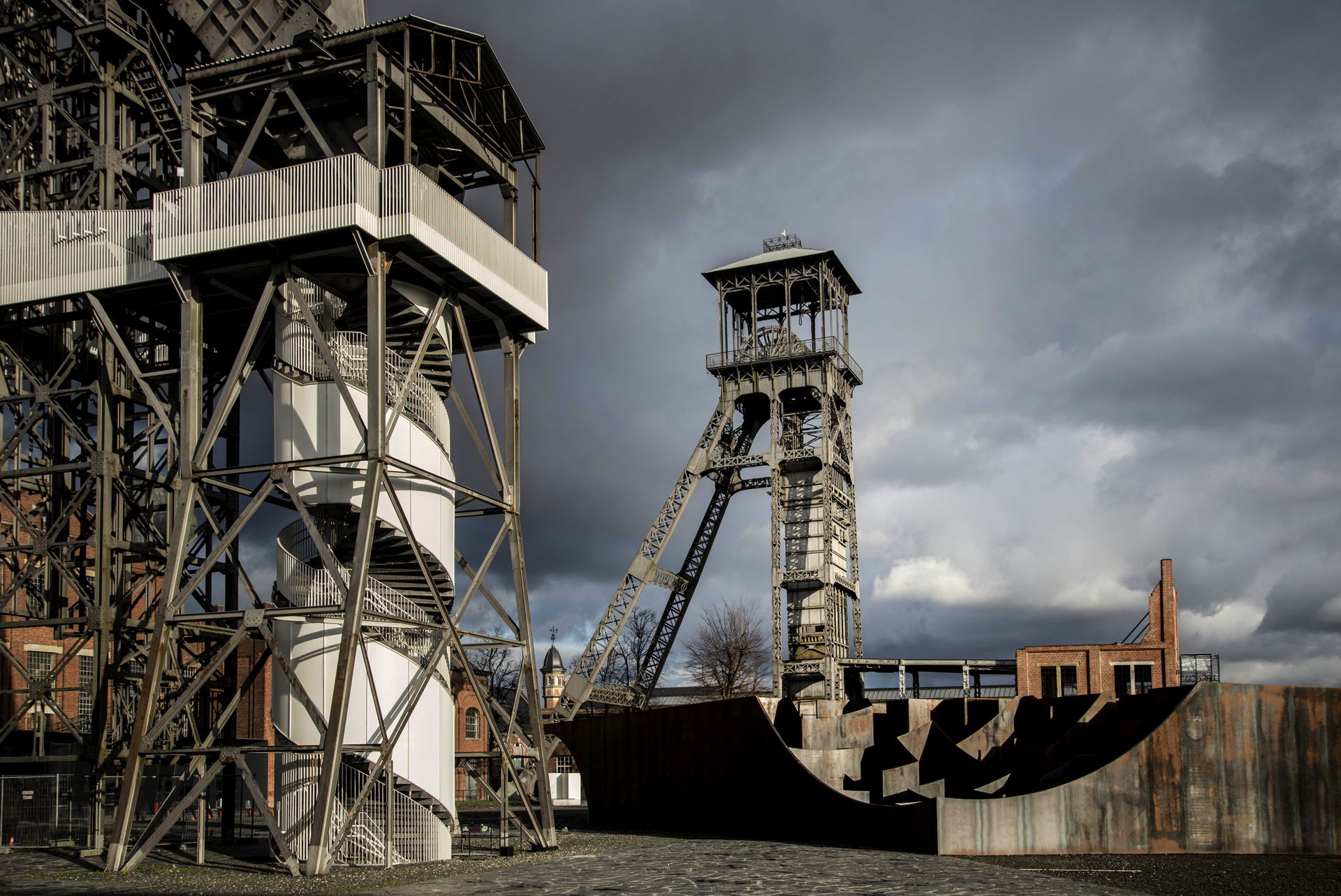 C-MINE Genk - beschermde mijngebouwen op het mijnterrein van Wi…