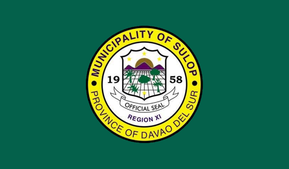 Flag of Sulop, Davao del Sur