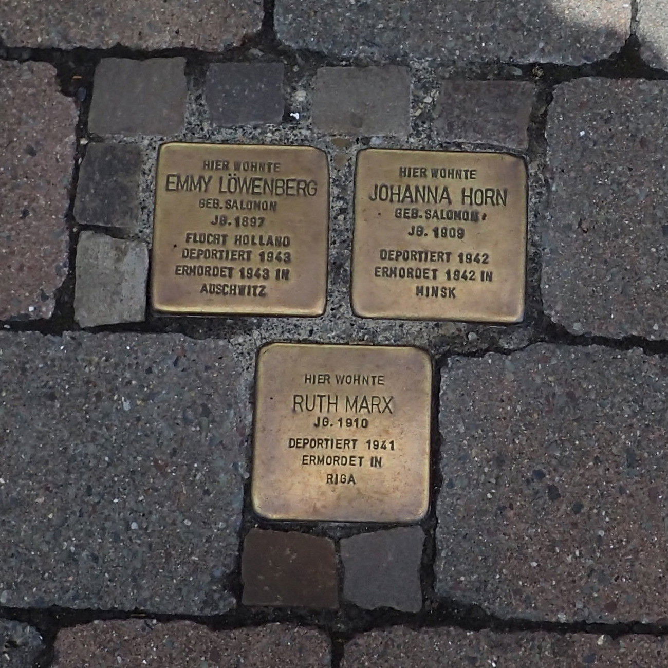 Stolpersteine Metelen Schilden 15