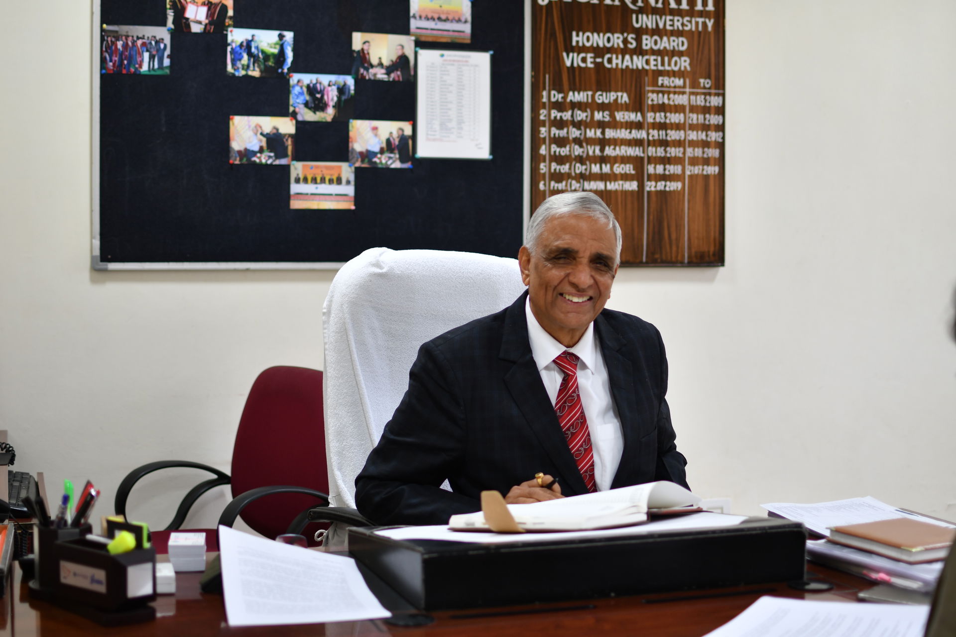 H.L. Verma, Vice-Chancellor, Jagan Nath University, Jaipur
