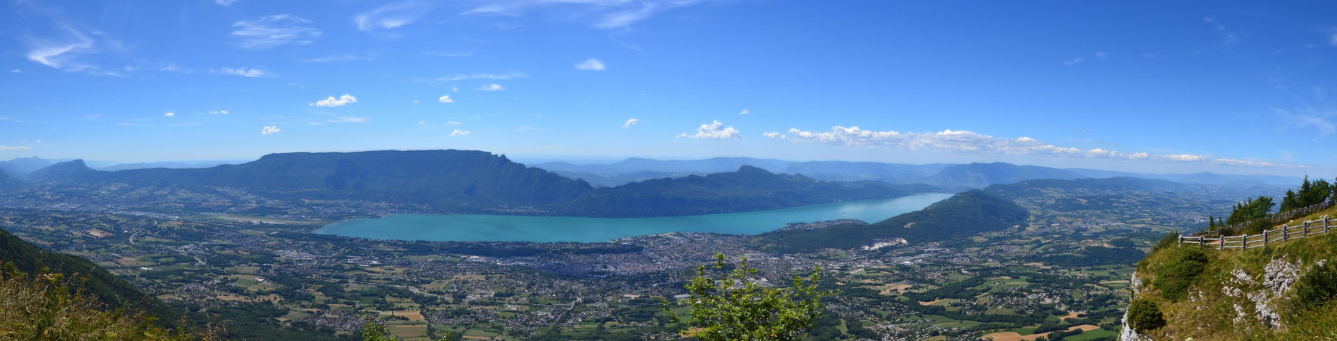 View of Aix-les-Bains from the Belvédère du Revard