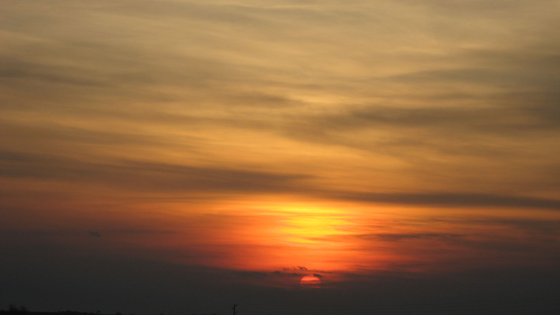 Stamboliyski village, sunset