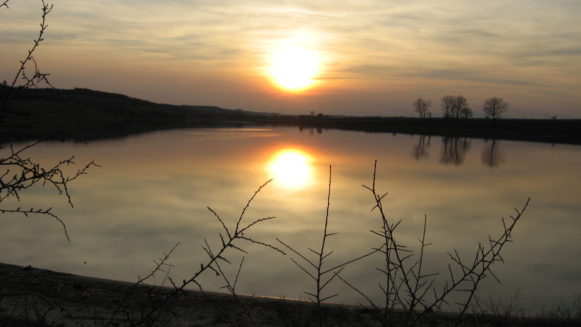 Stamboliyski dam - sunset