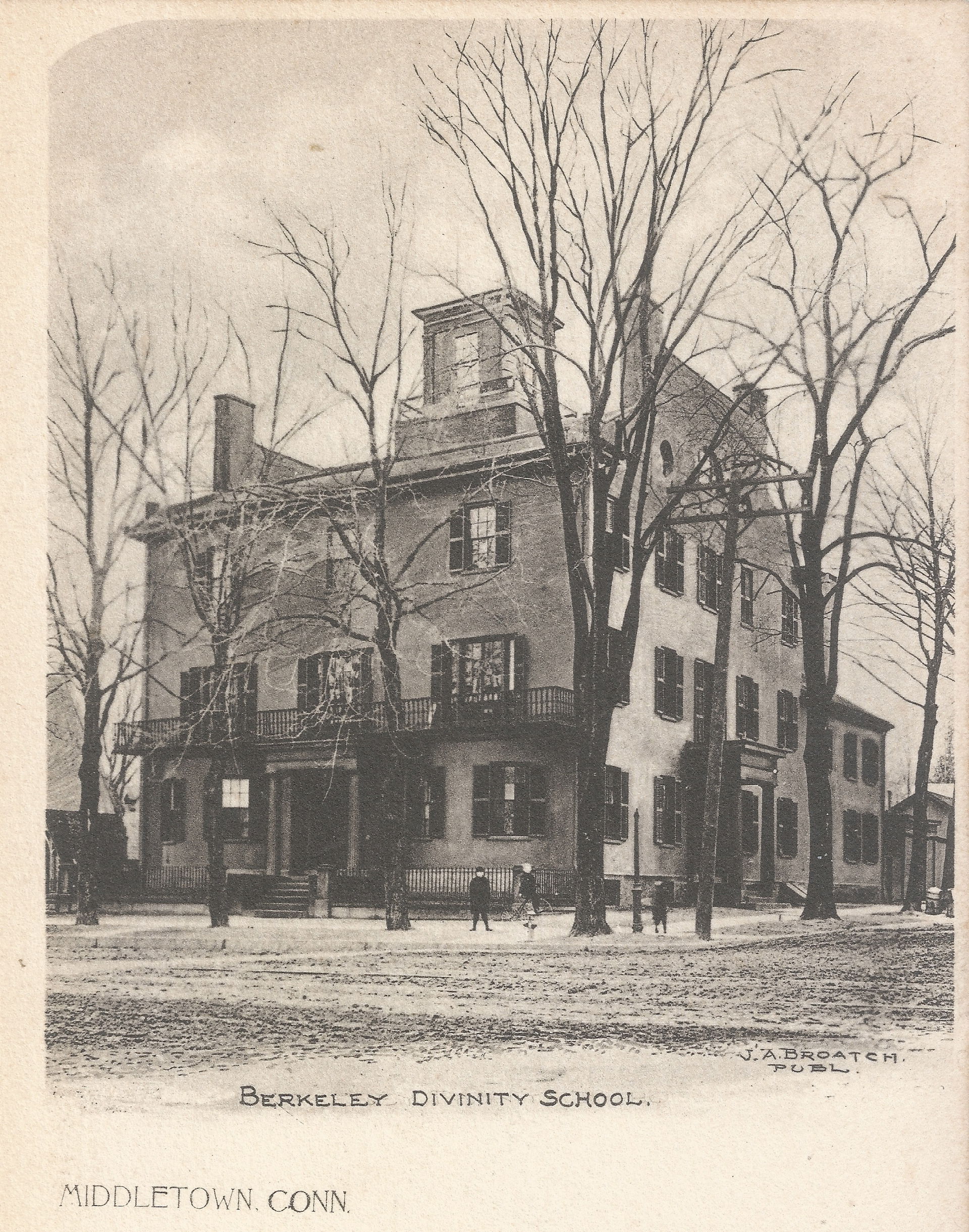 Photograph of the Jarvis House, Berkeley Divinity School, at th…