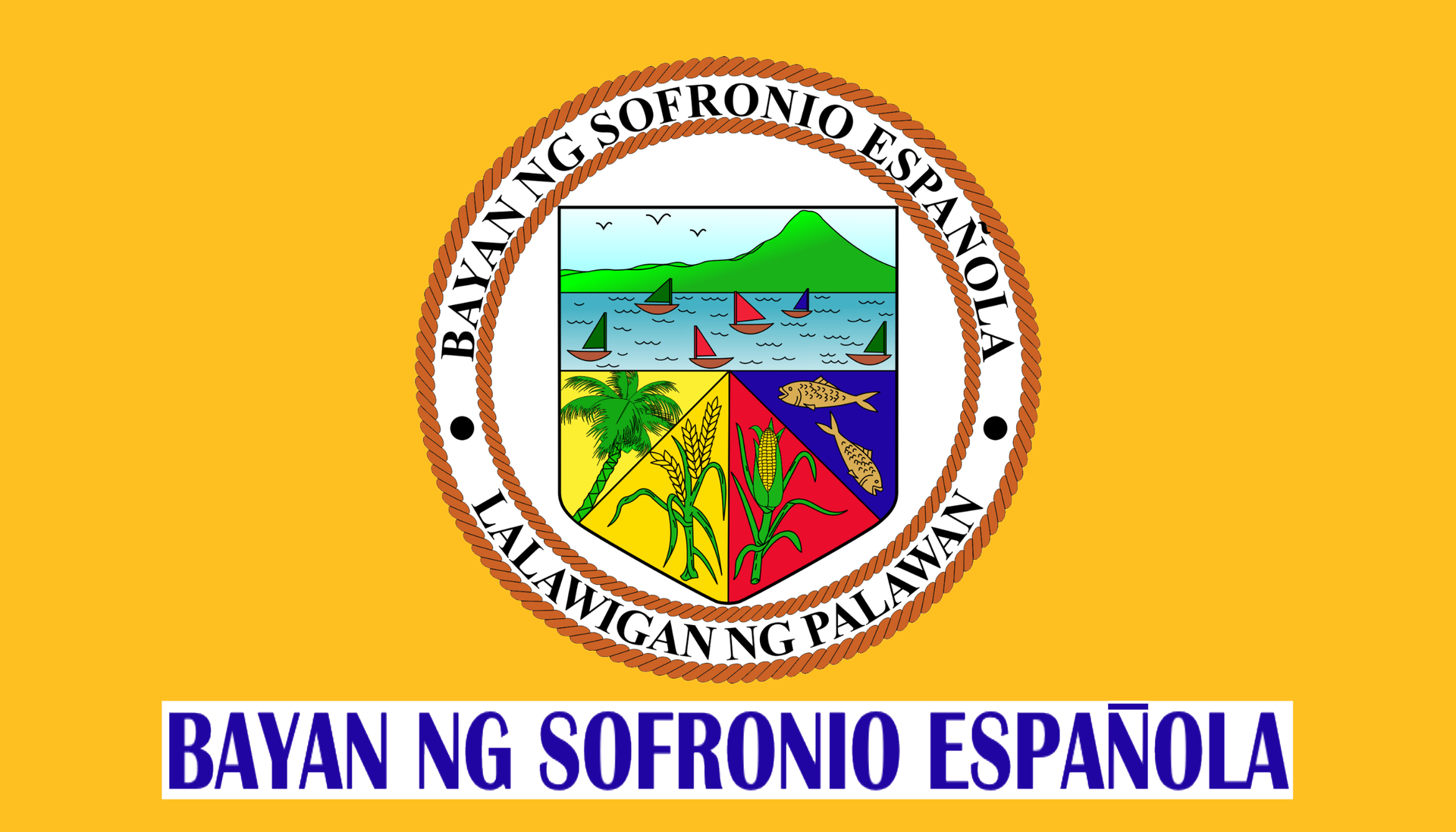 Flag of Sofronio Española, Palawan