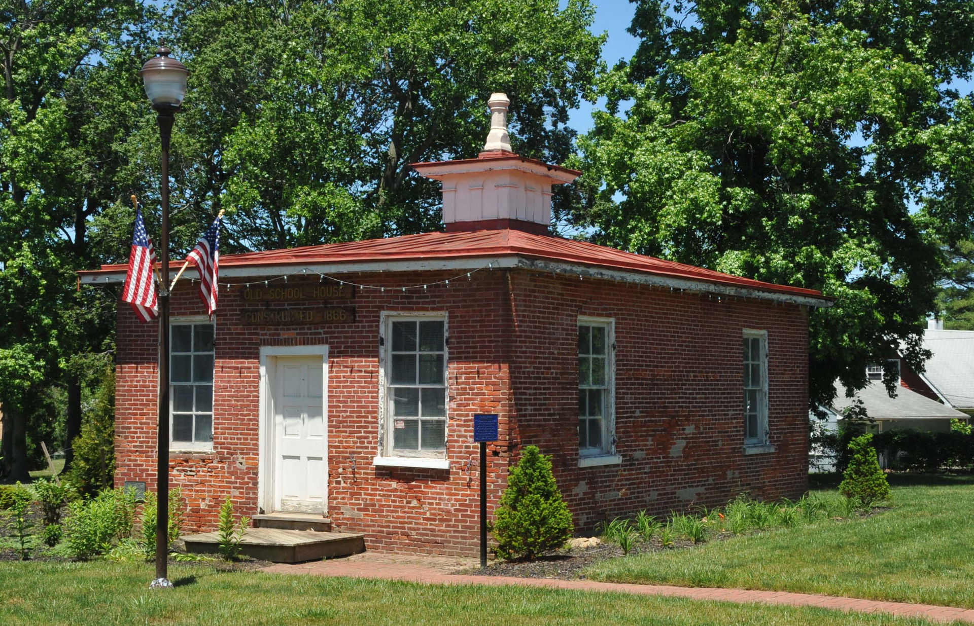 School house, aka town house; built in 1866 on the site of a 1…