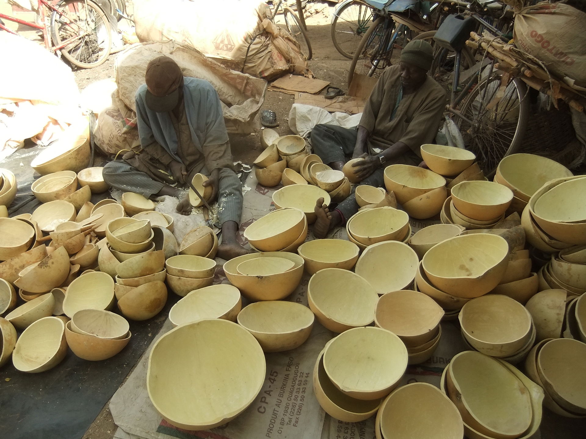 This is an image of "African people at work" from