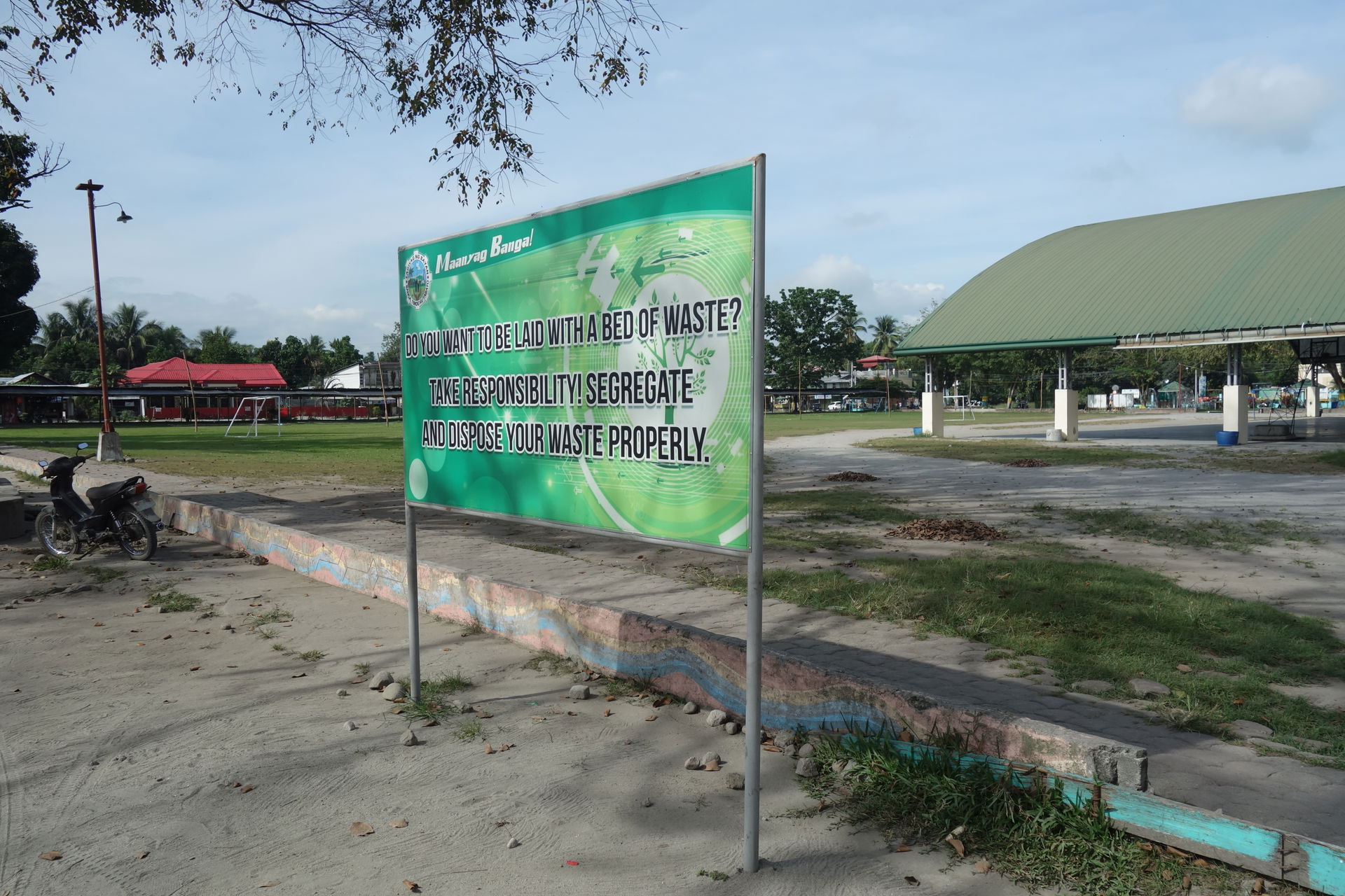 The eastern end of Banga Municipal Park, commonly called "The P…