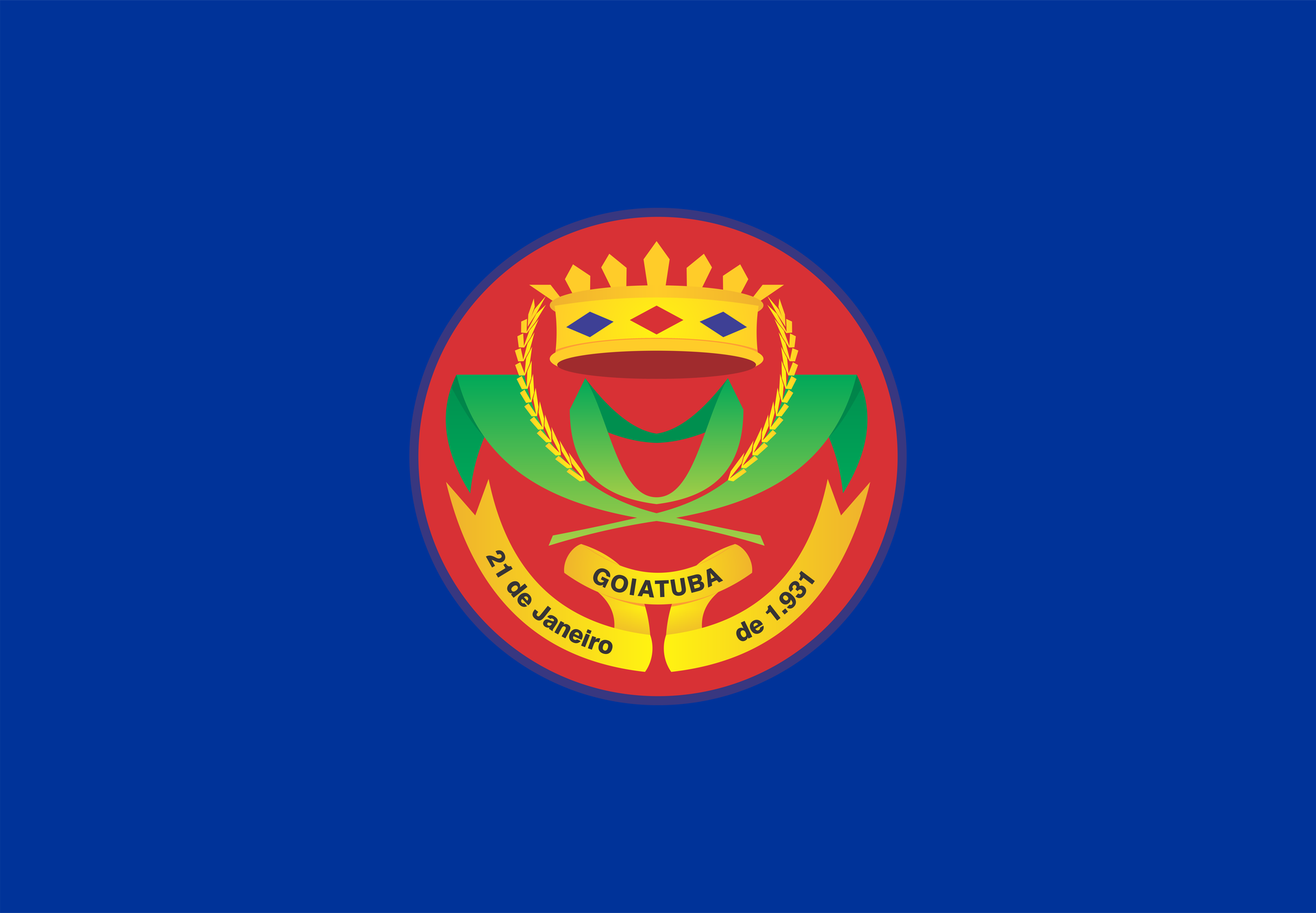 Bandeira do Municipio de Goiatuba - 2022