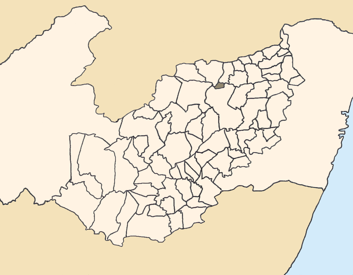 Mapa da mesorregião Agreste de Pernambuco (Brasil) subdivida em…