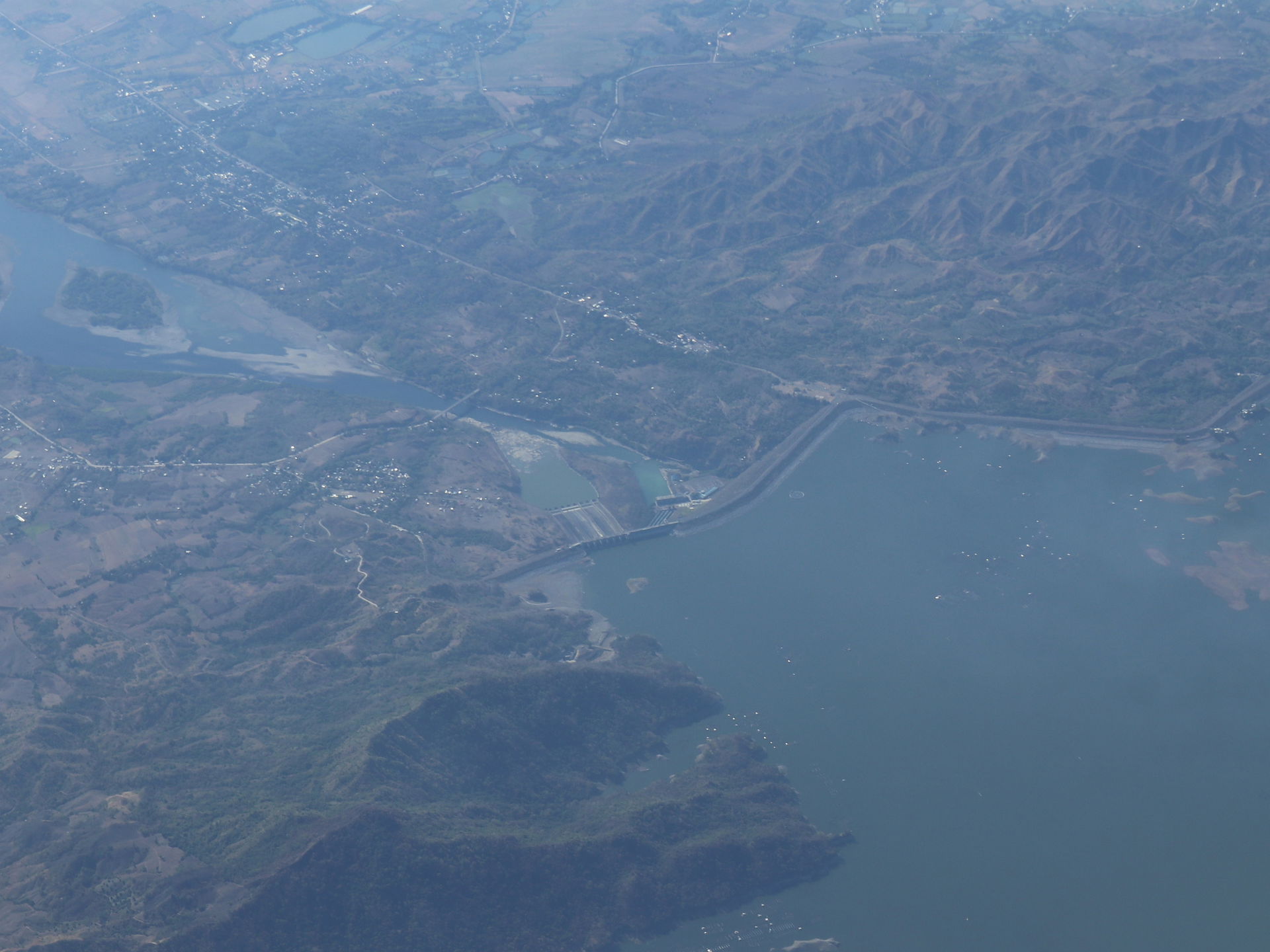 Magat Dam from air, Ramon, Isabela